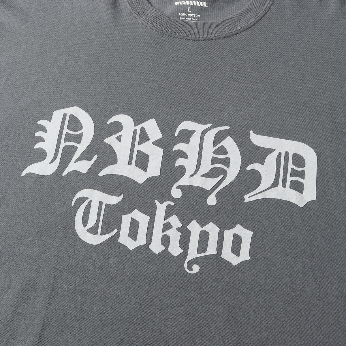 23SS オールドイングリッシュロゴ ロングスリーブ Tシャツ(NH . TEE LS-7)