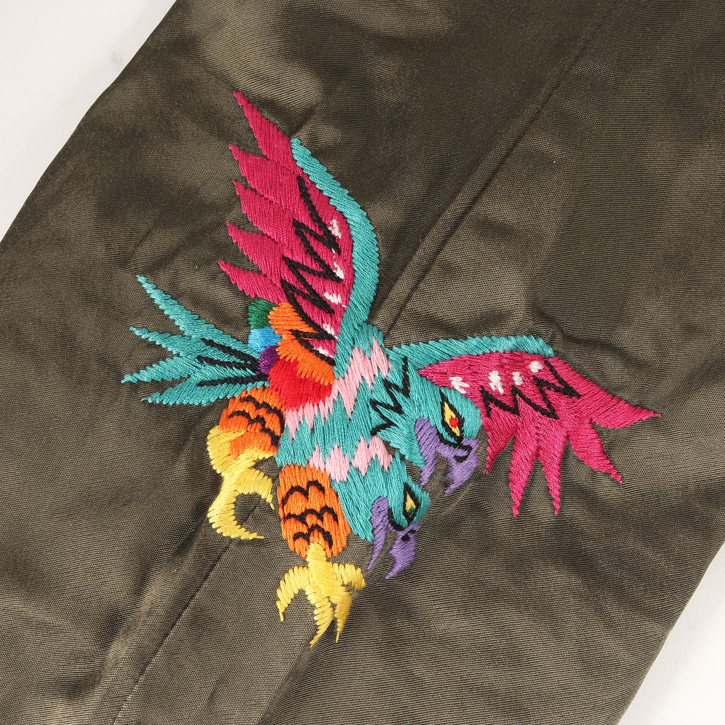 グラフィック刺繍 サテン イージーパンツ(CRIBS / TROUSERS)