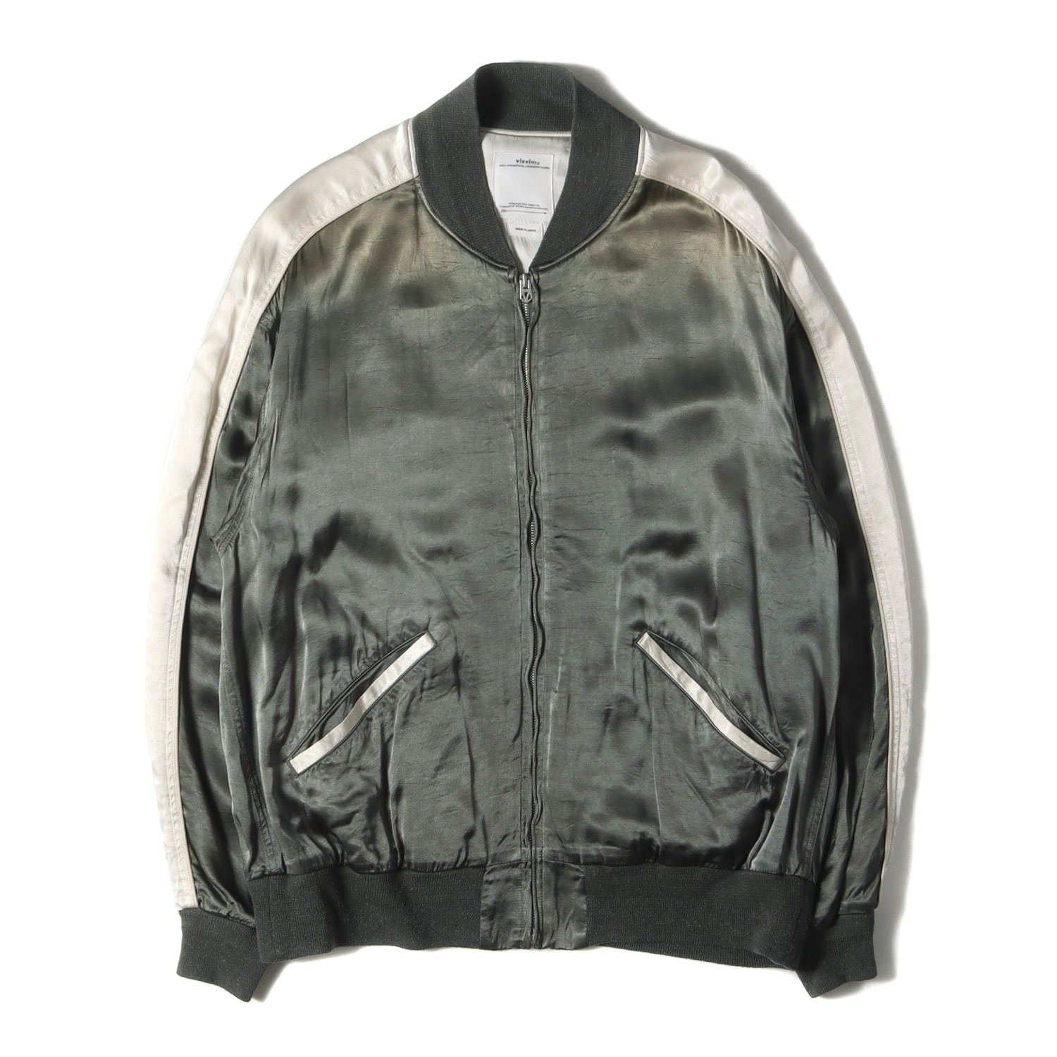 visvim (ビズビム) 21SS フェード加工 レーヨン サテン スカジャン 