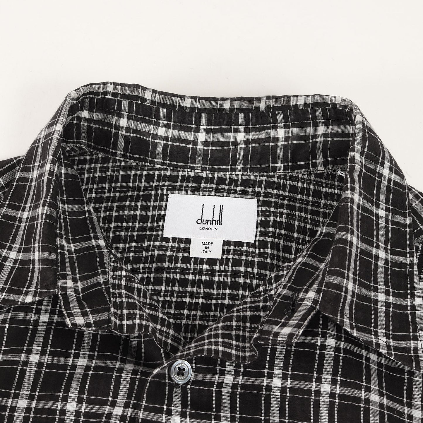 近年モデル コットン チェック ボタンシャツ