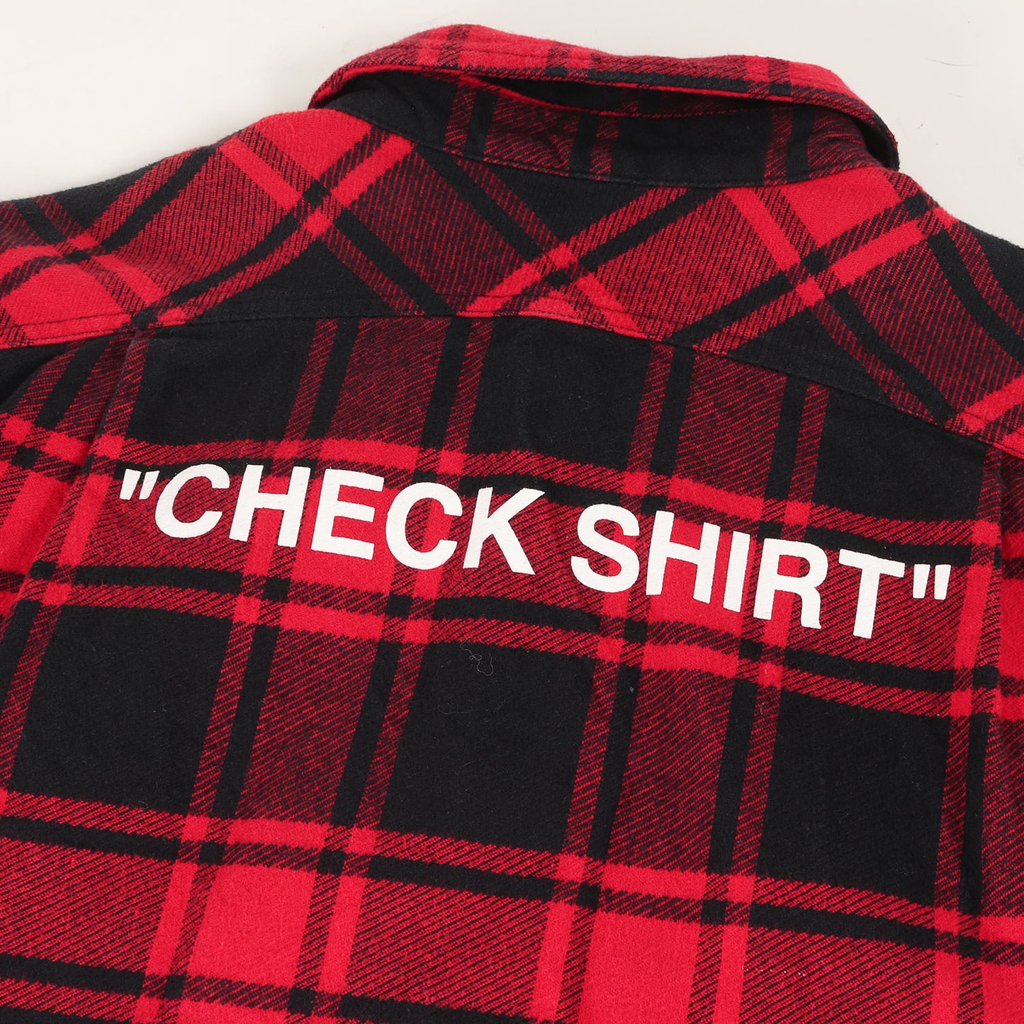 バックロゴ ヘビーウェイト チェック フランネルシャツ(QUOTE FLANNEL SHIRT)
