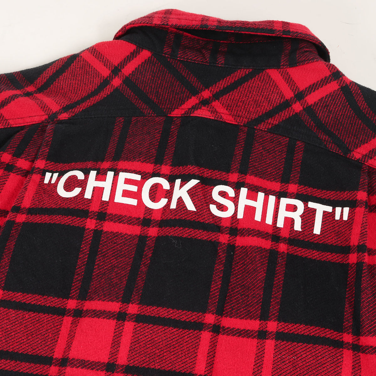 バックロゴ ヘビーウェイト チェック フランネルシャツ(QUOTE FLANNEL SHIRT)