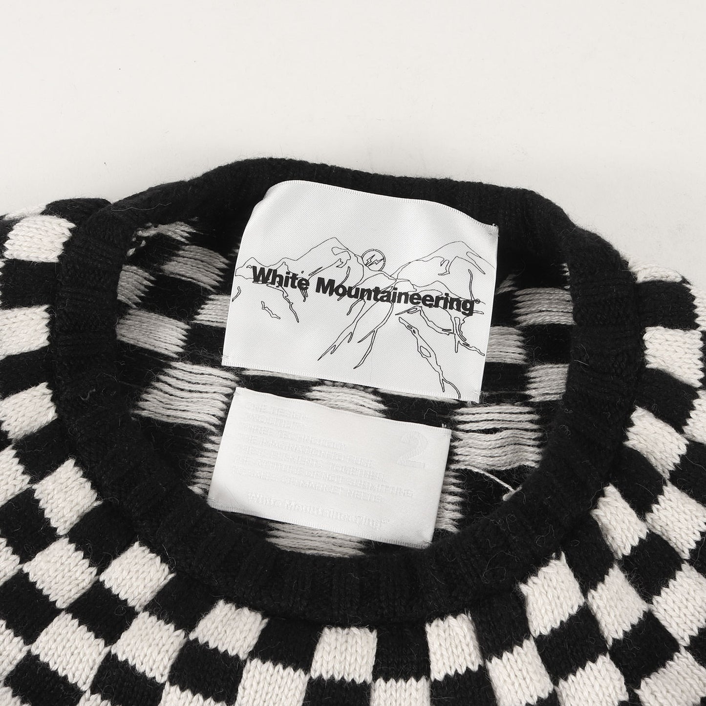 ×fragment design チェッカー ニット セーター