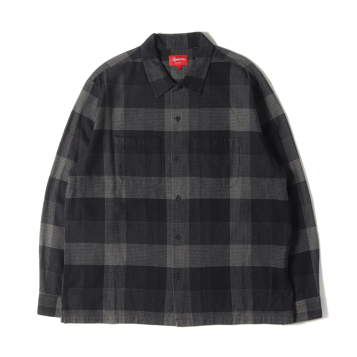 Supreme (シュプリーム) 21AW クラシックロゴ チェック フランネル 