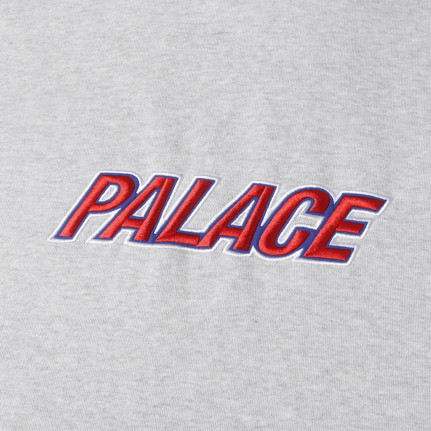 24SS ブランドロゴ刺繍 スウェットパーカー(PALACE FONT HOOD)