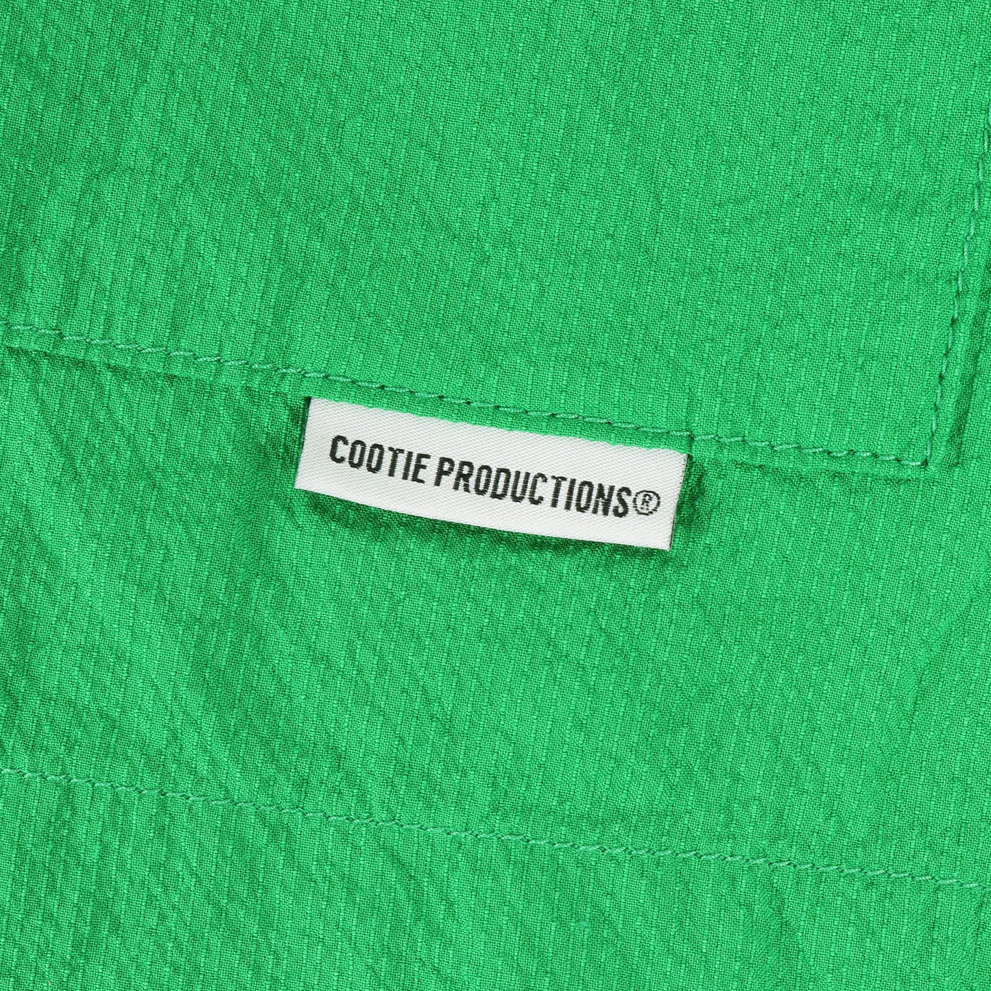 24SS ワイドシルエット オープンカラー 半袖シャツ(Finx Cotton Cordlane Open Collar S/S Shirt)