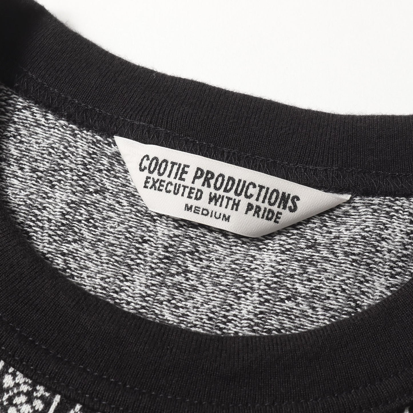 ジャガードストライプ クルーネック Tシャツ(Jacquard Stripe S/S Tee)