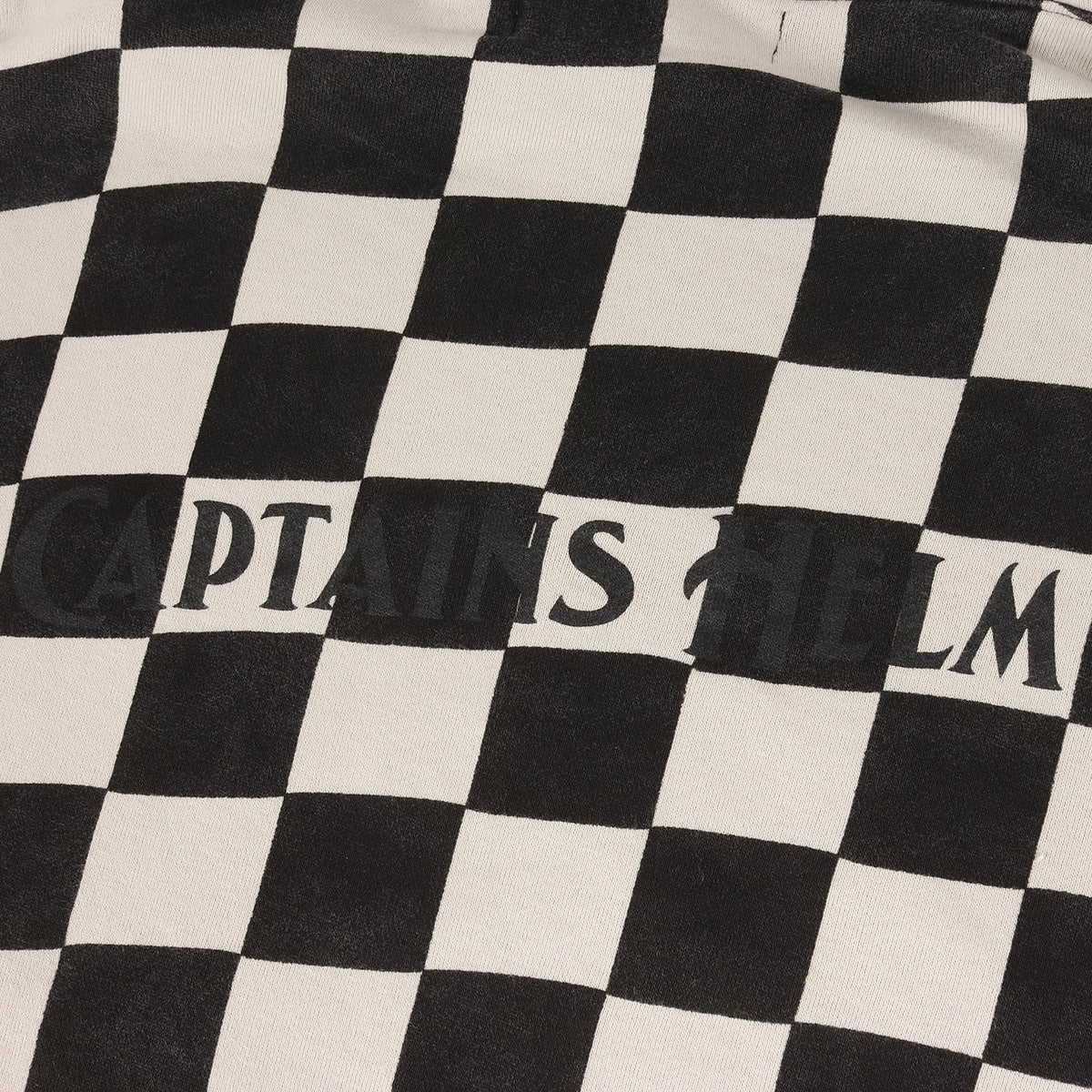 24SS チェッカー柄 オーバーサイズ スウェットパーカー(CHECKER HOODIE)