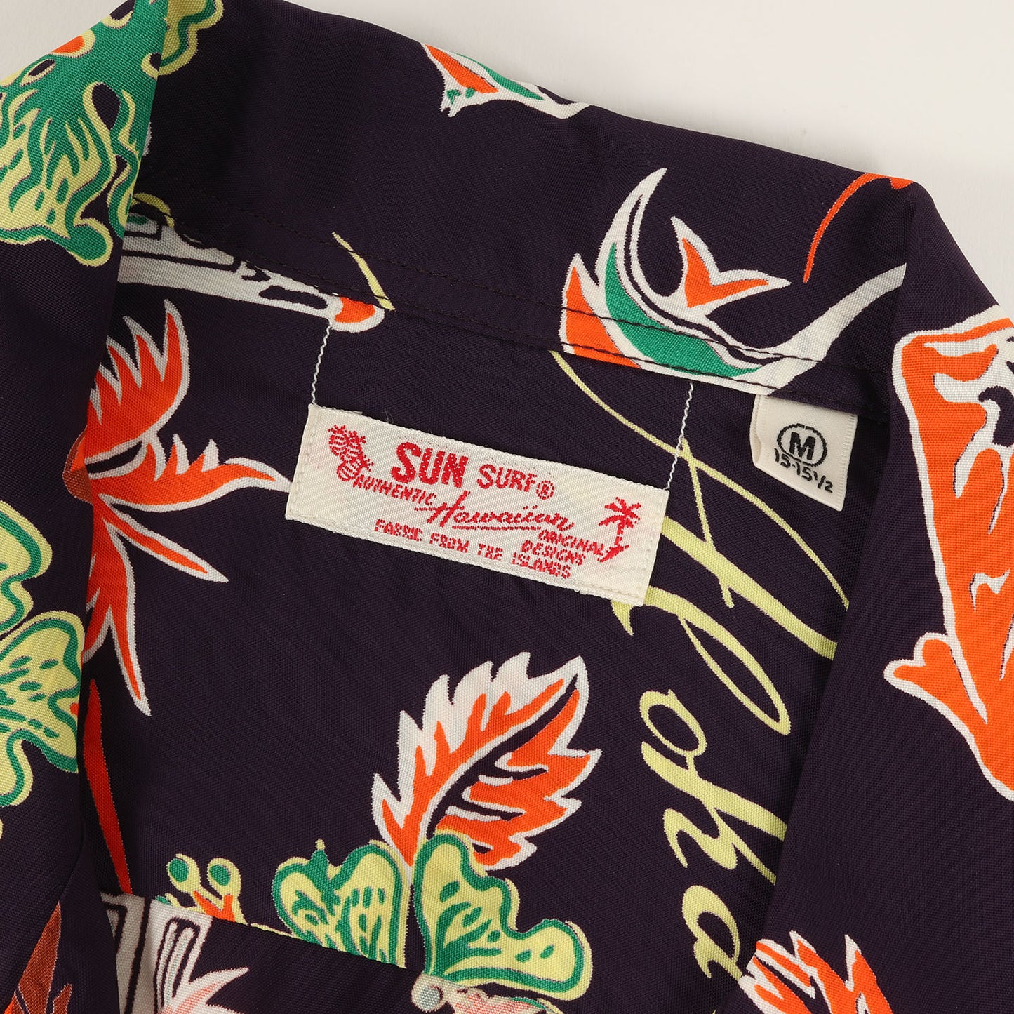 20SS ハワイ柄 レーヨン 長袖 アロハシャツ(ALOHA HAWAII)