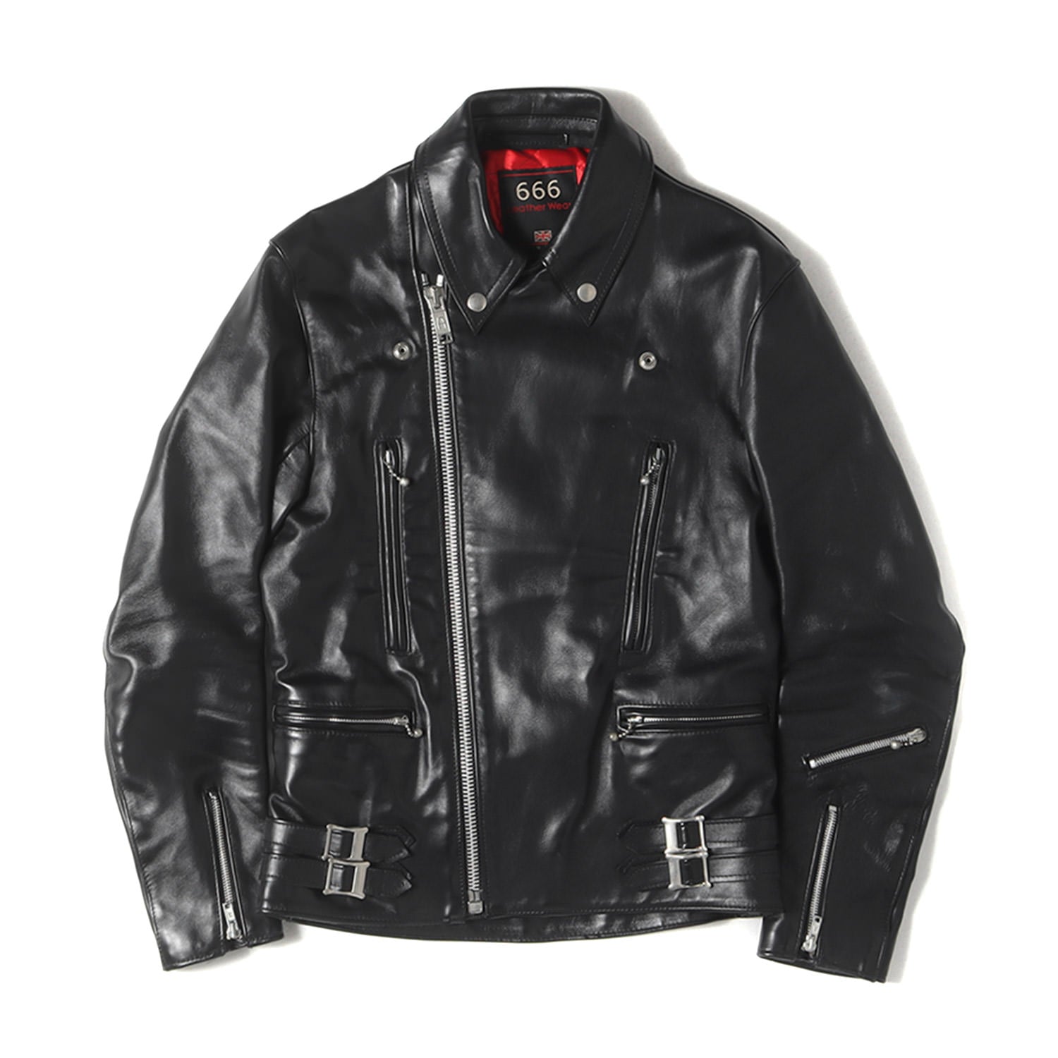 英国製666ライダースジャケット32鋲ジャンロンジャンパンクアンダー