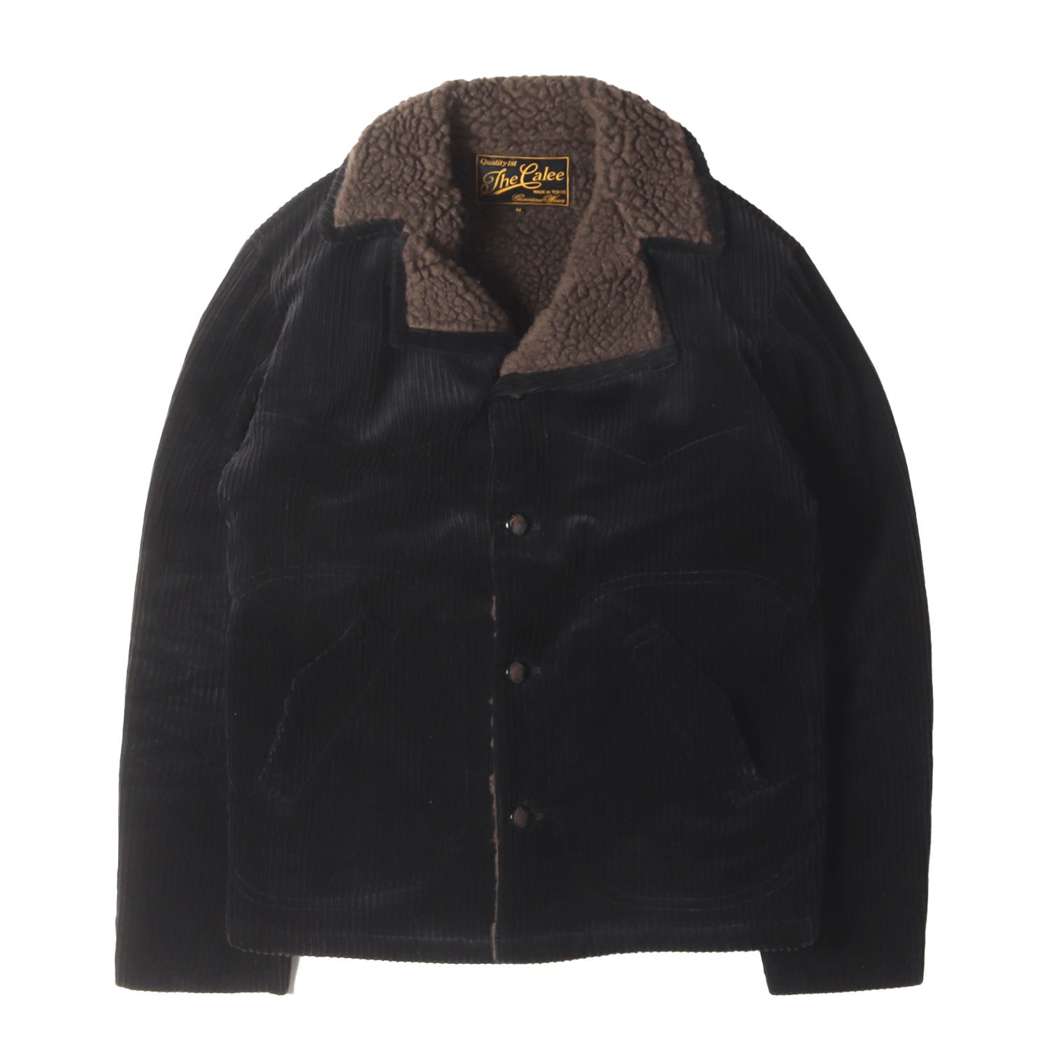 CALEE キャリー コーデュロイ ボア ジャケット Lサイズ
