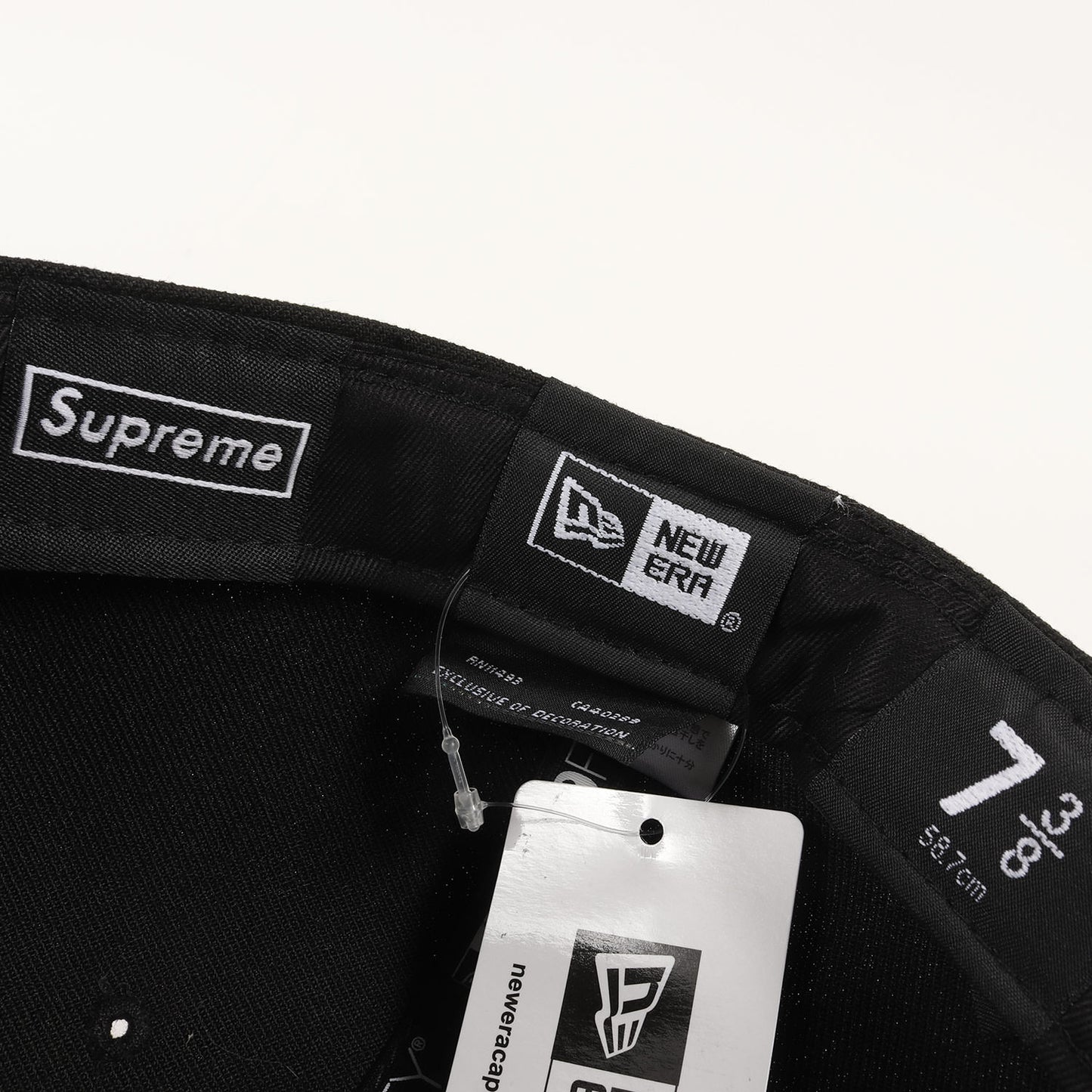 21AW ×NEW ERA BOXロゴ ベースボールキャップ(No Comp Box Logo)