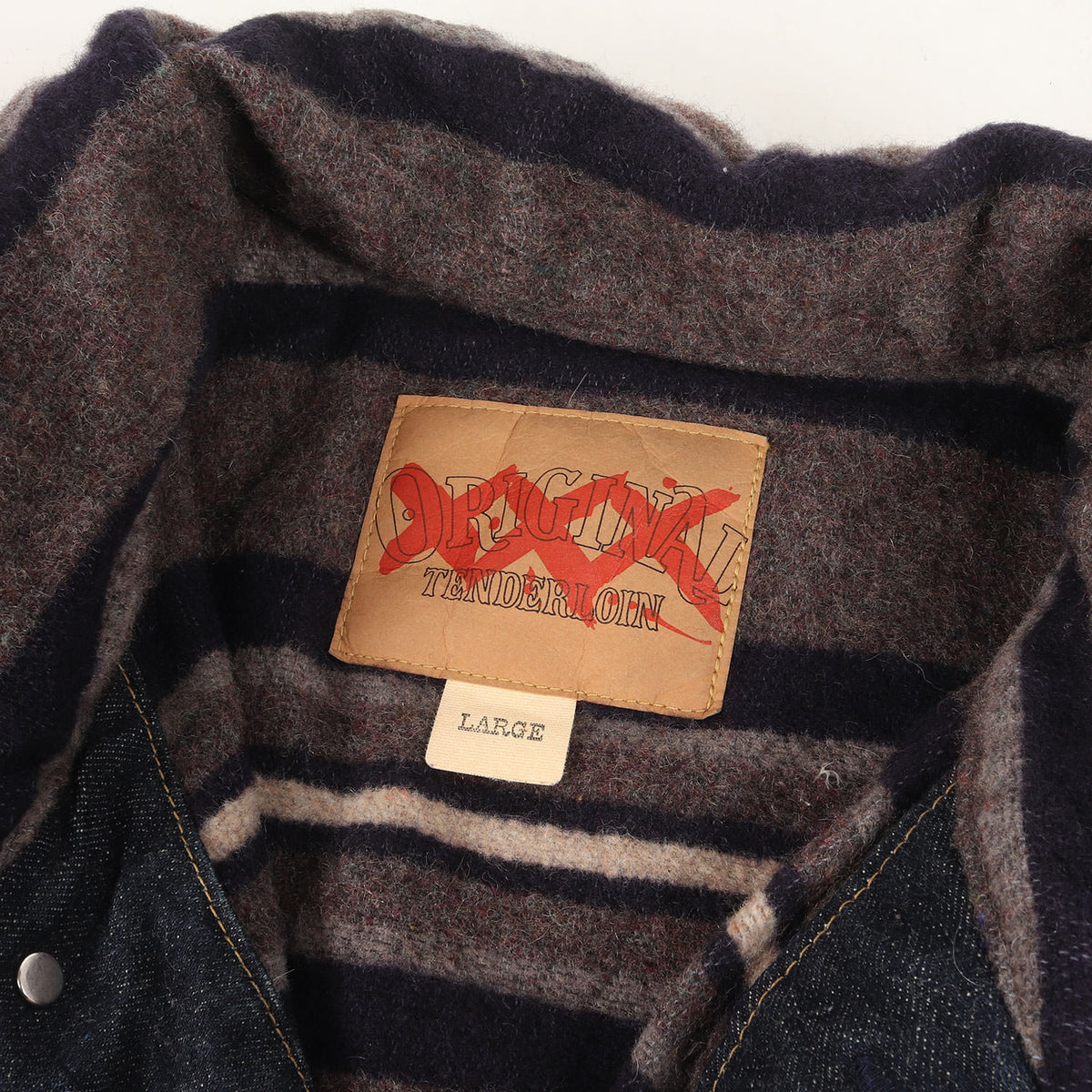 ブランケット付き オーバーサイズ デニムジャケット(DENIM JACKET)