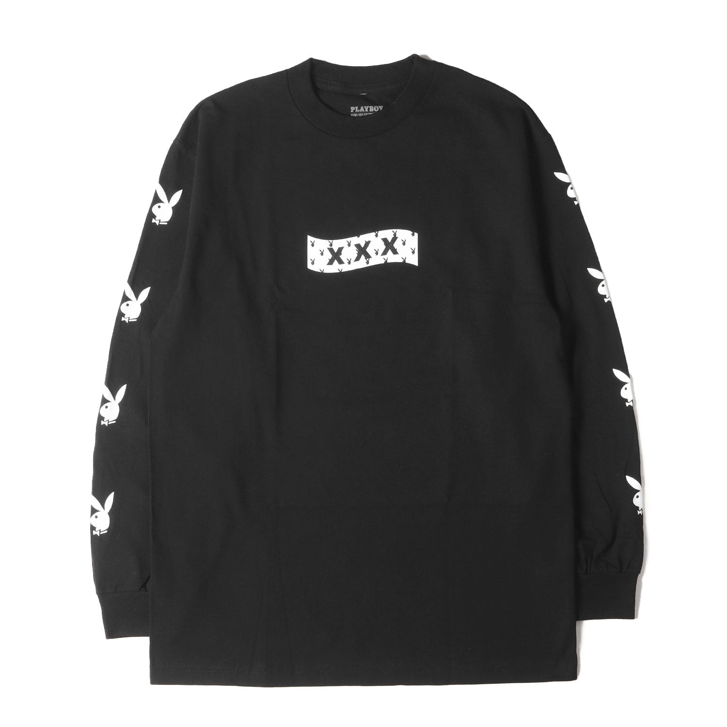PLAYBOY × GOD SELECTION XXXロンT 白ホワイト 新品M
