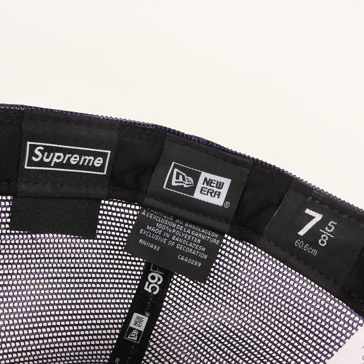 24SS ×NEW ERA BOXロゴ ベースボール メッシュキャップ(Box Logo Mesh Back New Era)