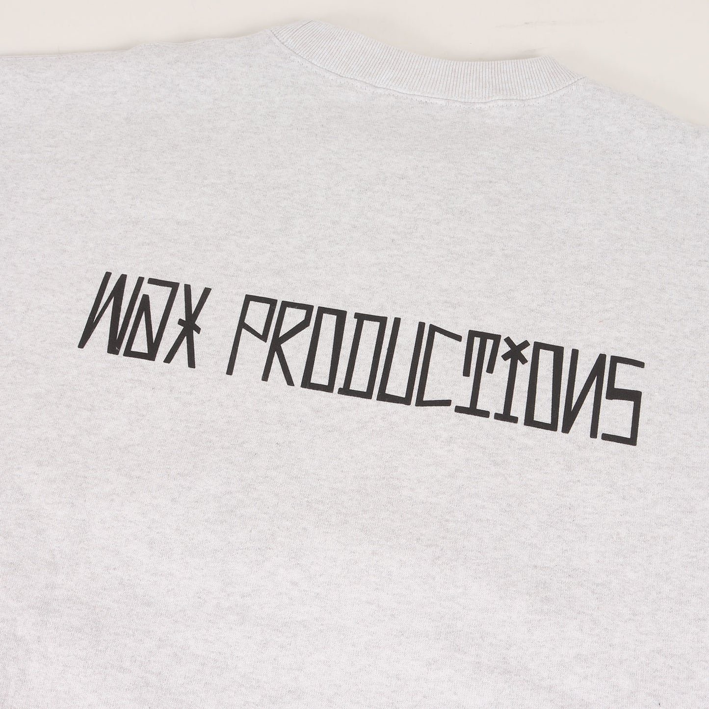 ロゴプリント ヘビー クルーネック スウェット(WAX PRODUCTIONS CREW SWEAT)