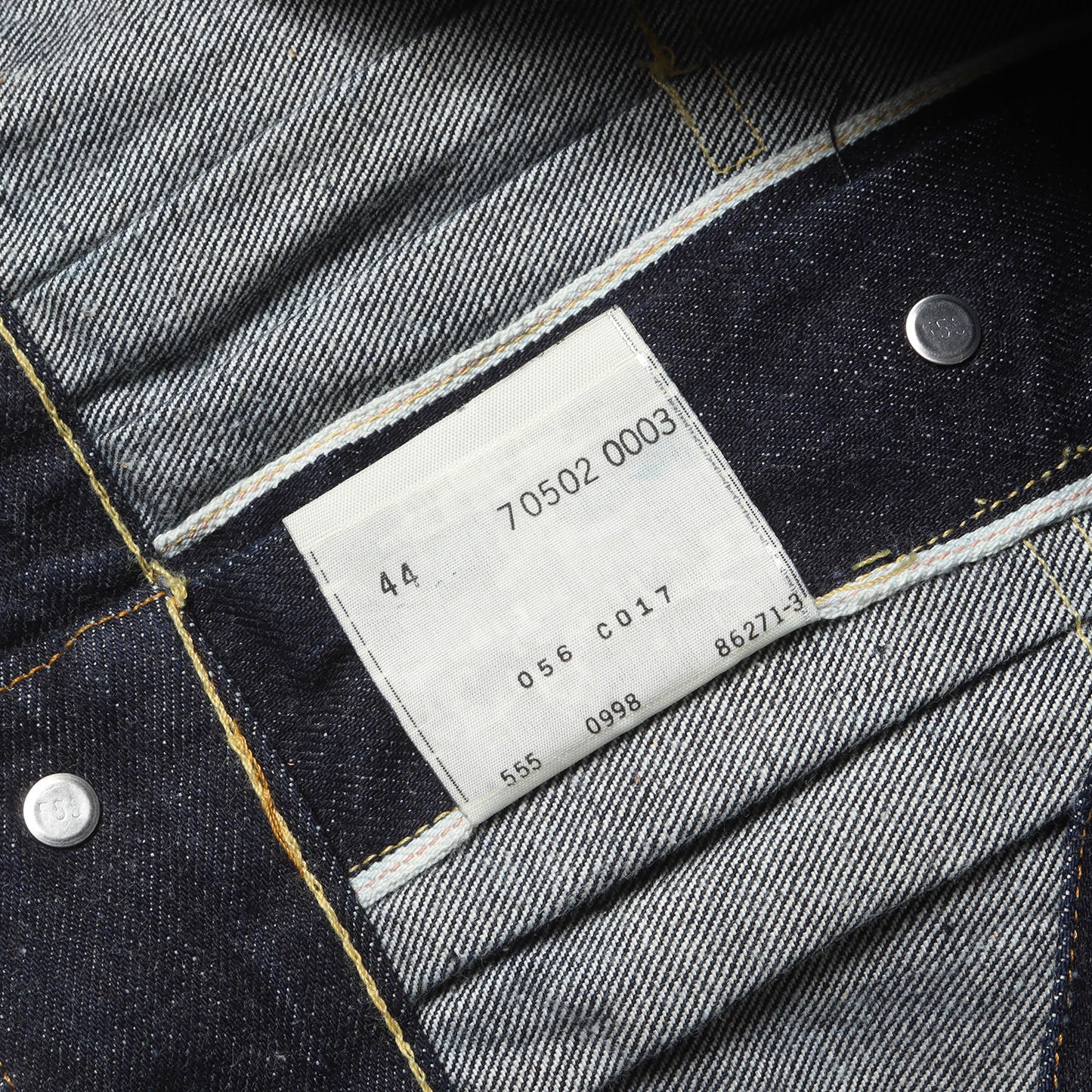 90s 507XX 2nd デニムジャケット(70502-0003 / バレンシア工場 / 米国製)