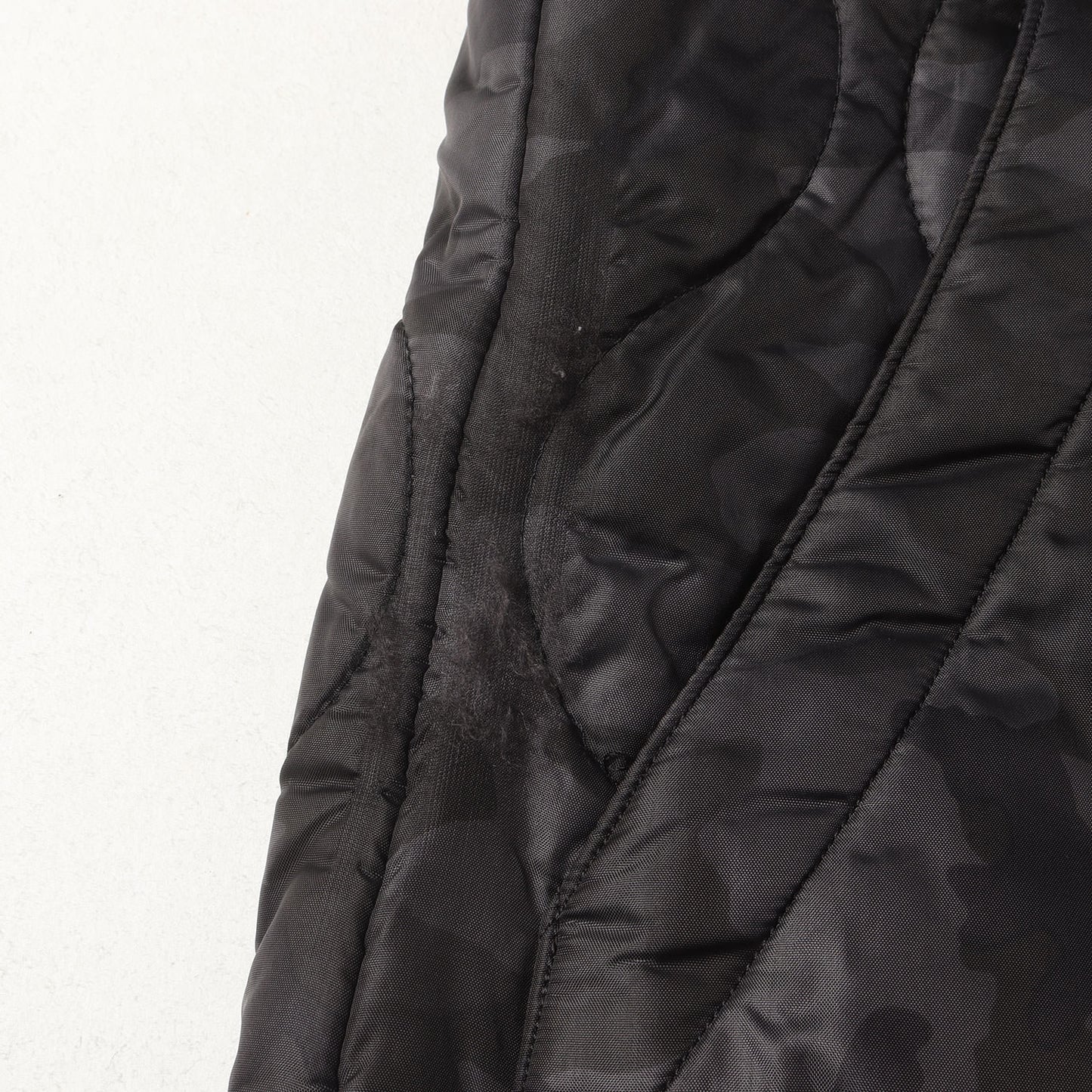 カモフラージュ キルティング ベスト