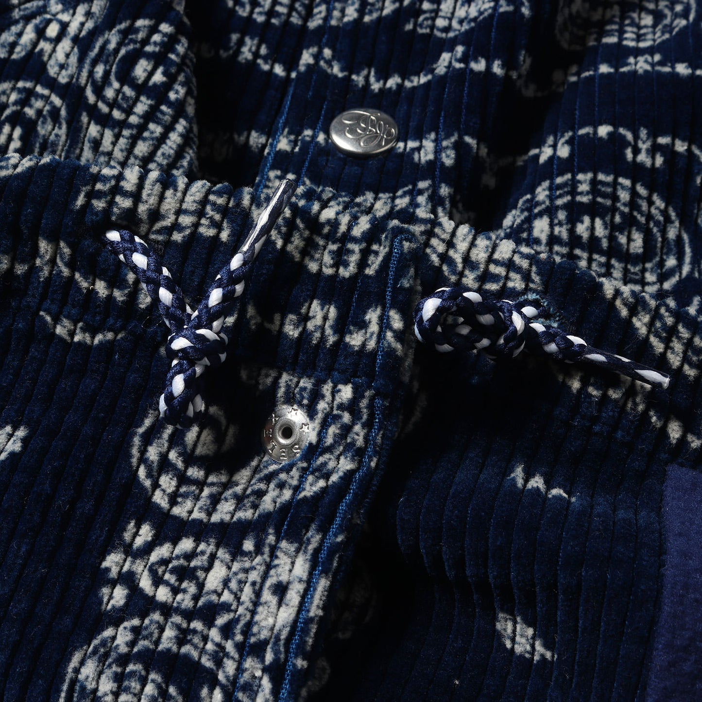 バンダナ柄 太畝コーデュロイ コーチジャケット(BANDANA Design Coach Jacket)