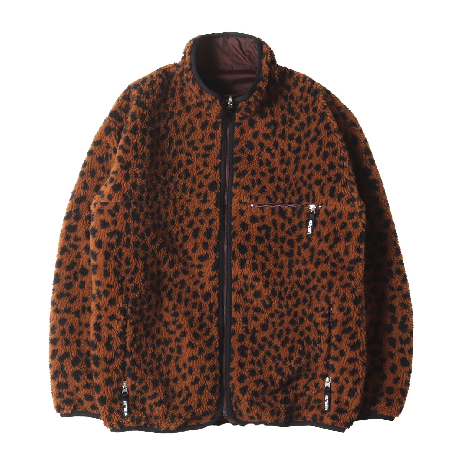 WACKO MARIA LEOPARD BOA FLEECE JACKET WACKO MARIA♡ REVERSIBLE