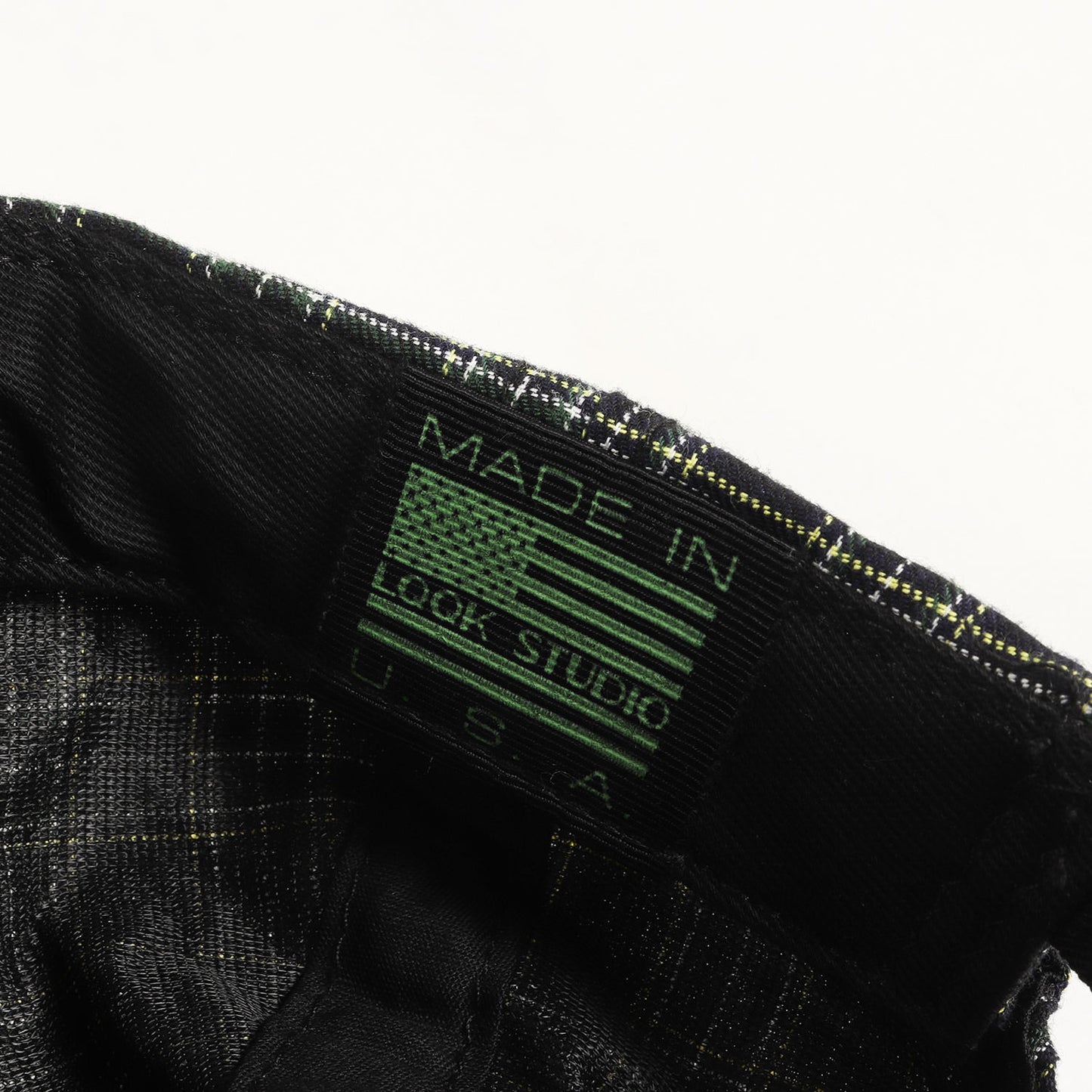チェック 6パネルキャップ(Plaid LQQK Logo Cap)