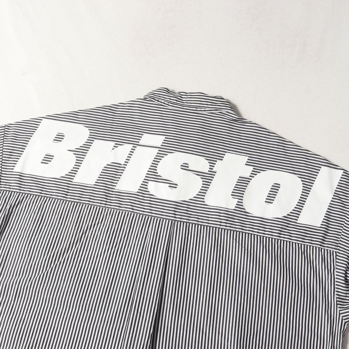 23SS ビッグロゴ ストライプ バギー シャツ(BIG LOGO L/S BAGGY SHIRT)