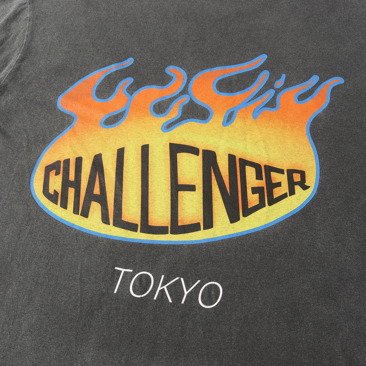 21AW ウォッシュ加工 ファイヤボール ロングスリーブ Tシャツ(L/S FIREBALL TEE)