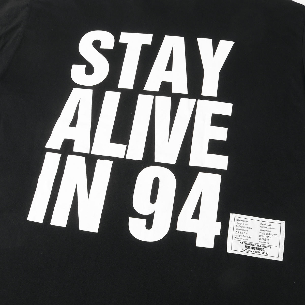 22AW ×KATHARINE HAMNETT バックロゴ ロングスリーブ Tシャツ