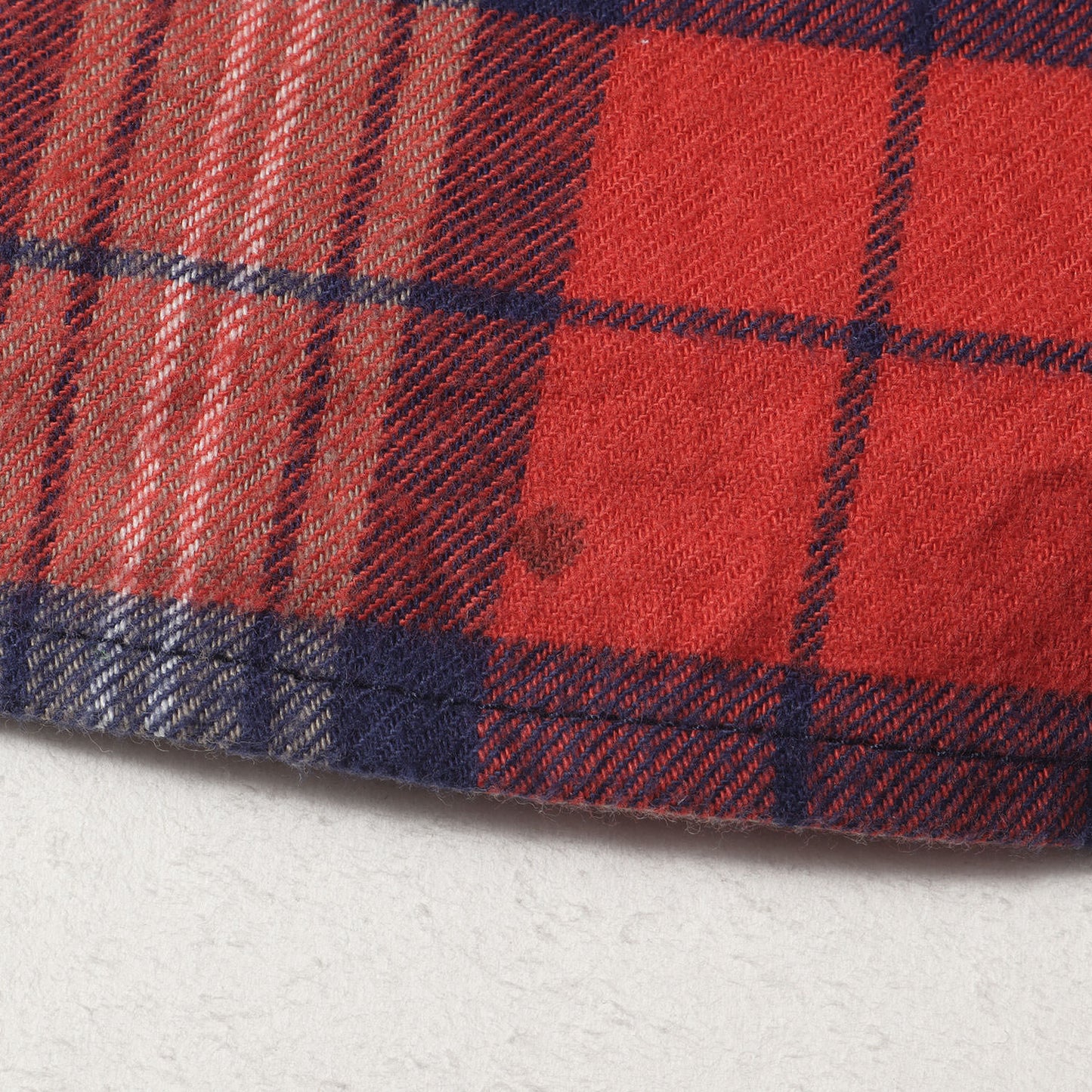 オーバーサイズ バンドカラー プルオーバー チェックネルシャツ(SIXTH COLLECTION)