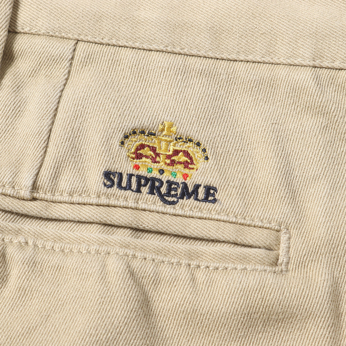 クラウン刺繍 ワーク チノパンツ(Crown Chino Pant)
