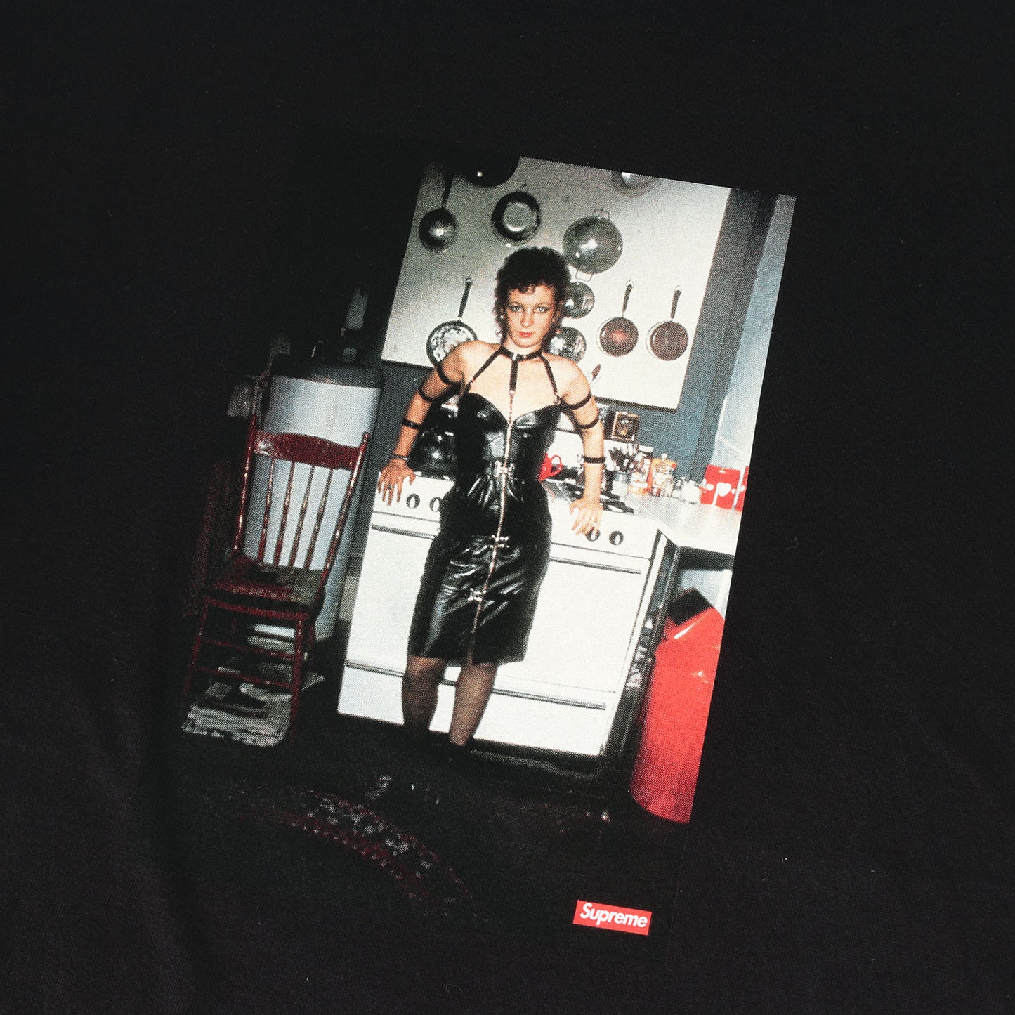 ×Nan Goldin フォトプリント クルーネック Tシャツ(Supreme Nan as a dominatrix Tee)