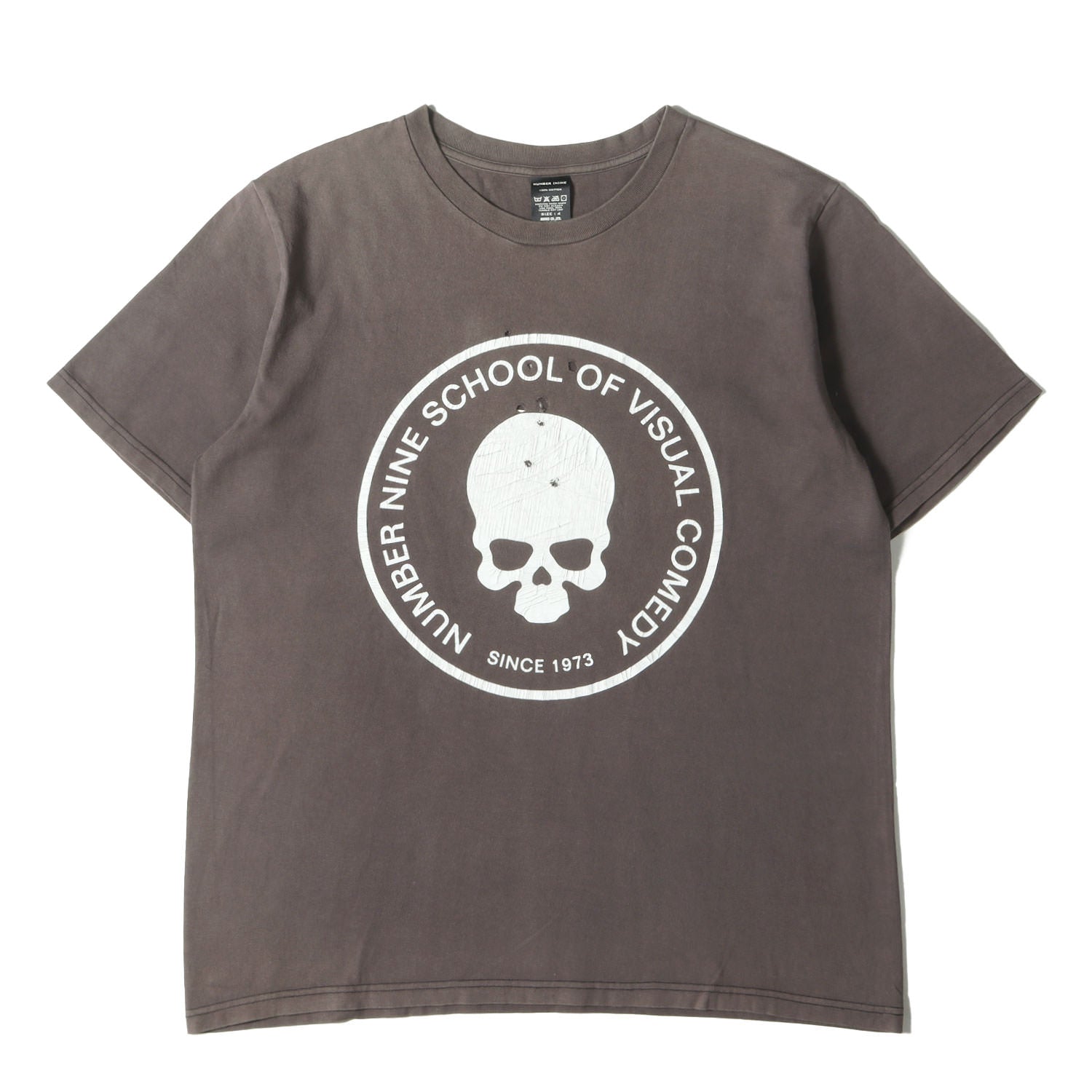 NUMBER (N)INE (ナンバーナイン) 復刻モデル 穴あき加工 ドクロ T