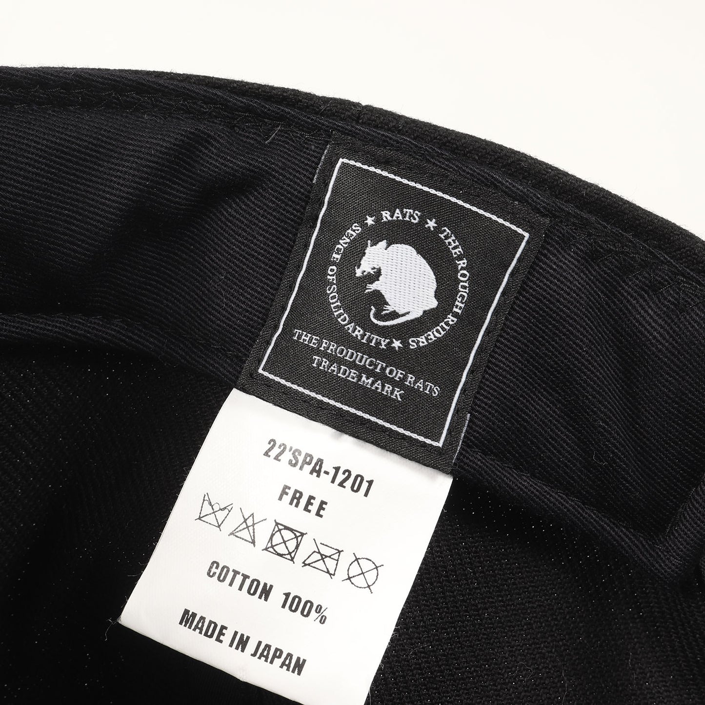 22SS WAY OF LIFEロゴ 6パネルキャップ(EMBROIDERY CAP)