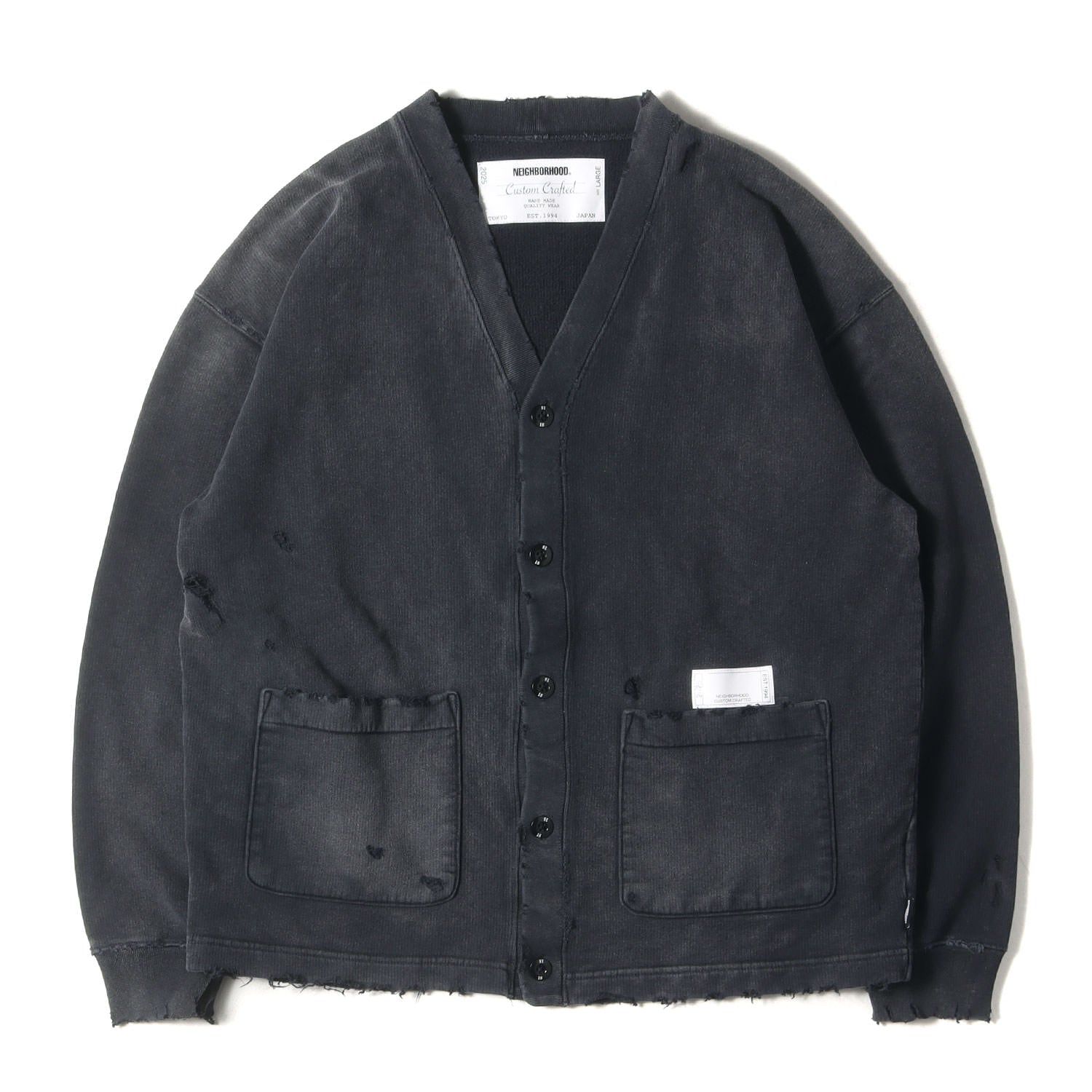 美品】ハイドロゲン×ルイジビアンキ チェック ウールコート ブラック