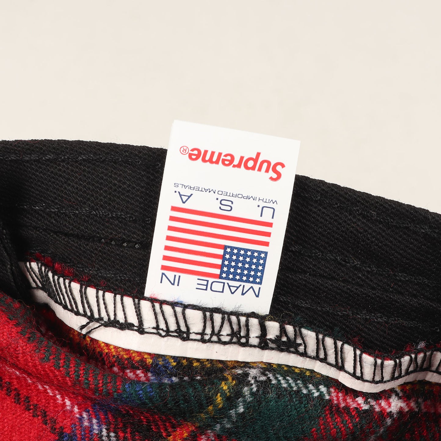 24AW ×Lochcarron タータンチェック BOXロゴ キャンプキャップ(Camp Cap)