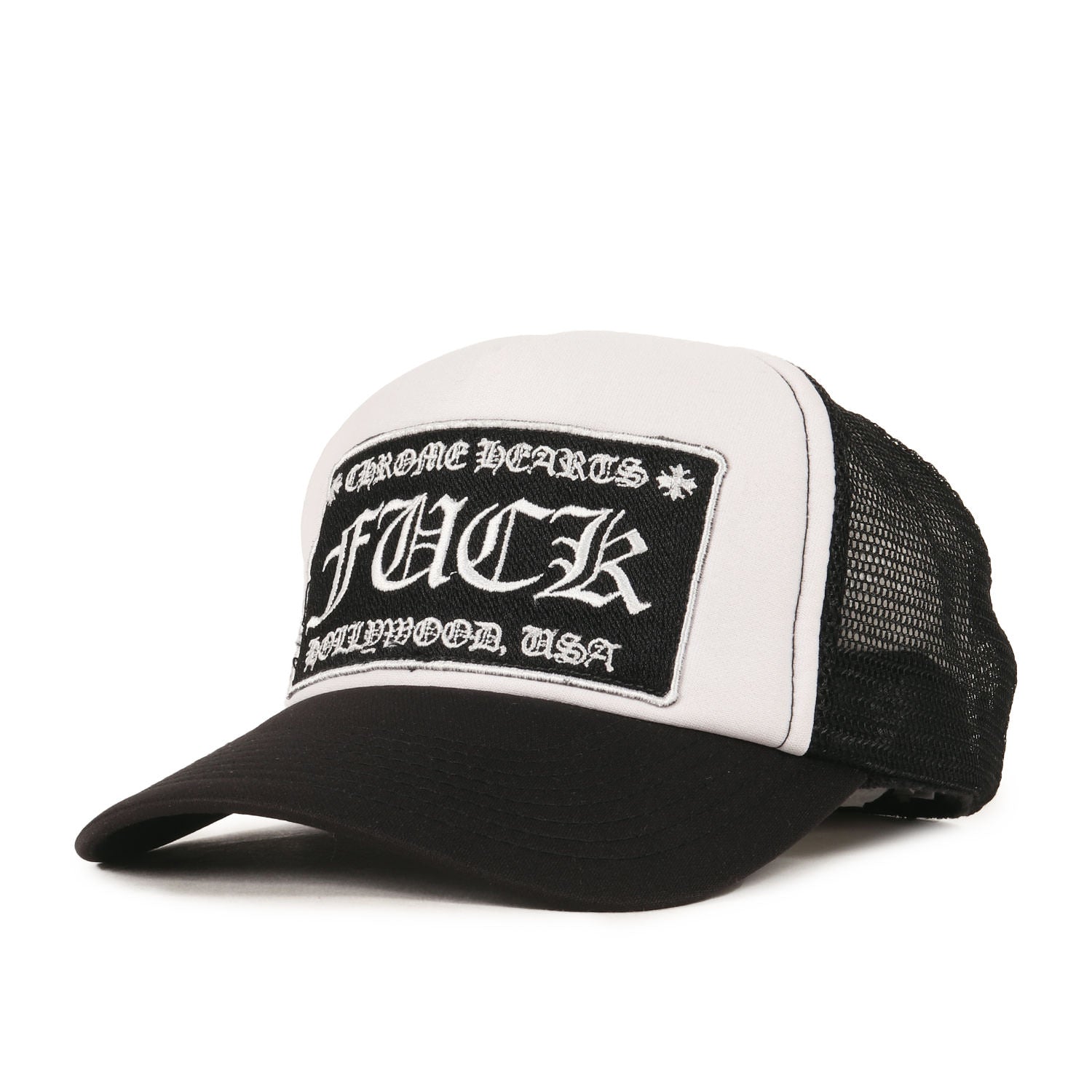 CHROME HEARTS (クロムハーツ) FUCKワッペン トラッカー メッシュ
