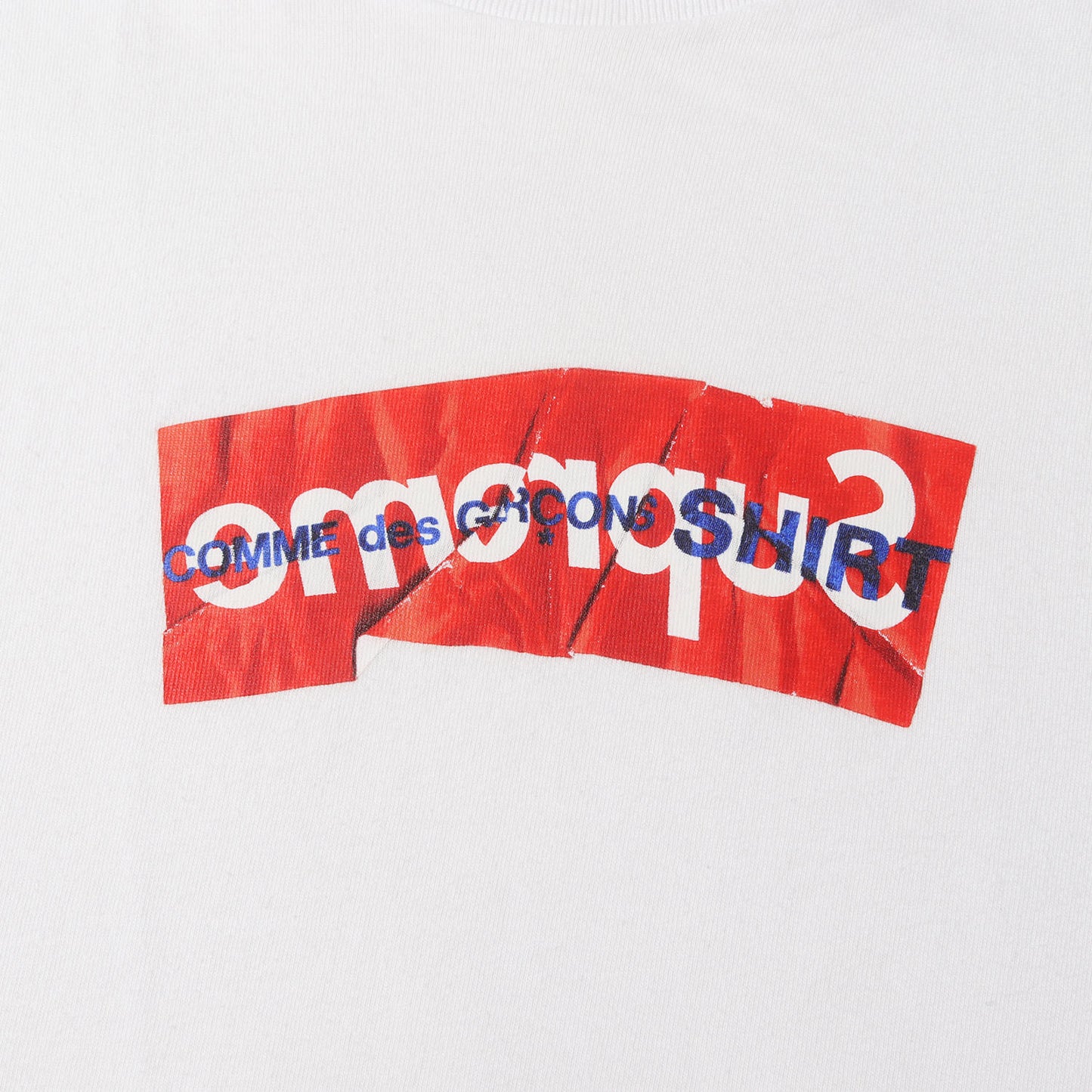 ×COMME des GARCONS SHIRT BOXロゴ Tシャツ(Box Logo Tee)