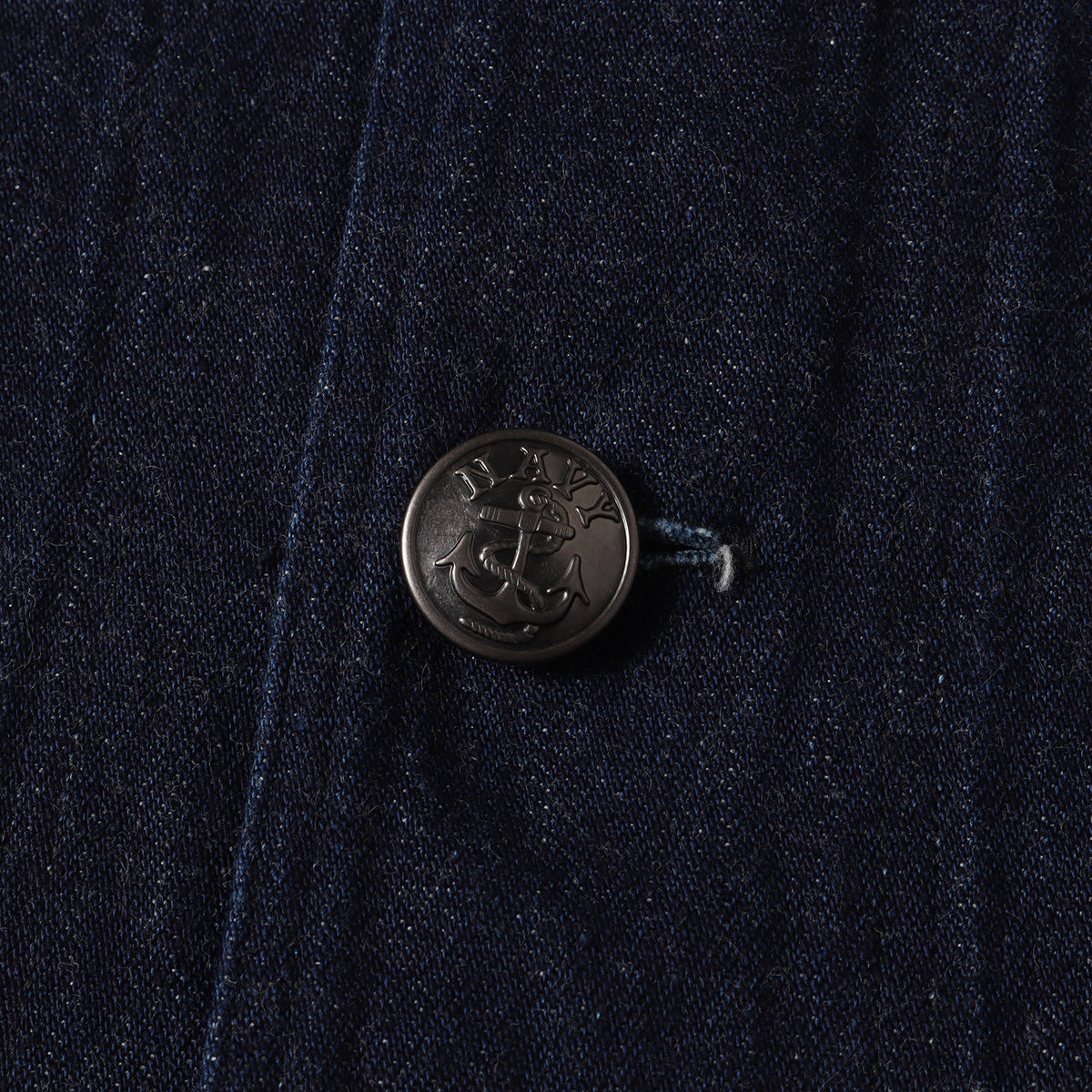 21SS U.S.NAVY ショールカラー デニム デッキジャケット / カバーオール(Lot 2142 USN DENIM DECK JACKET)
