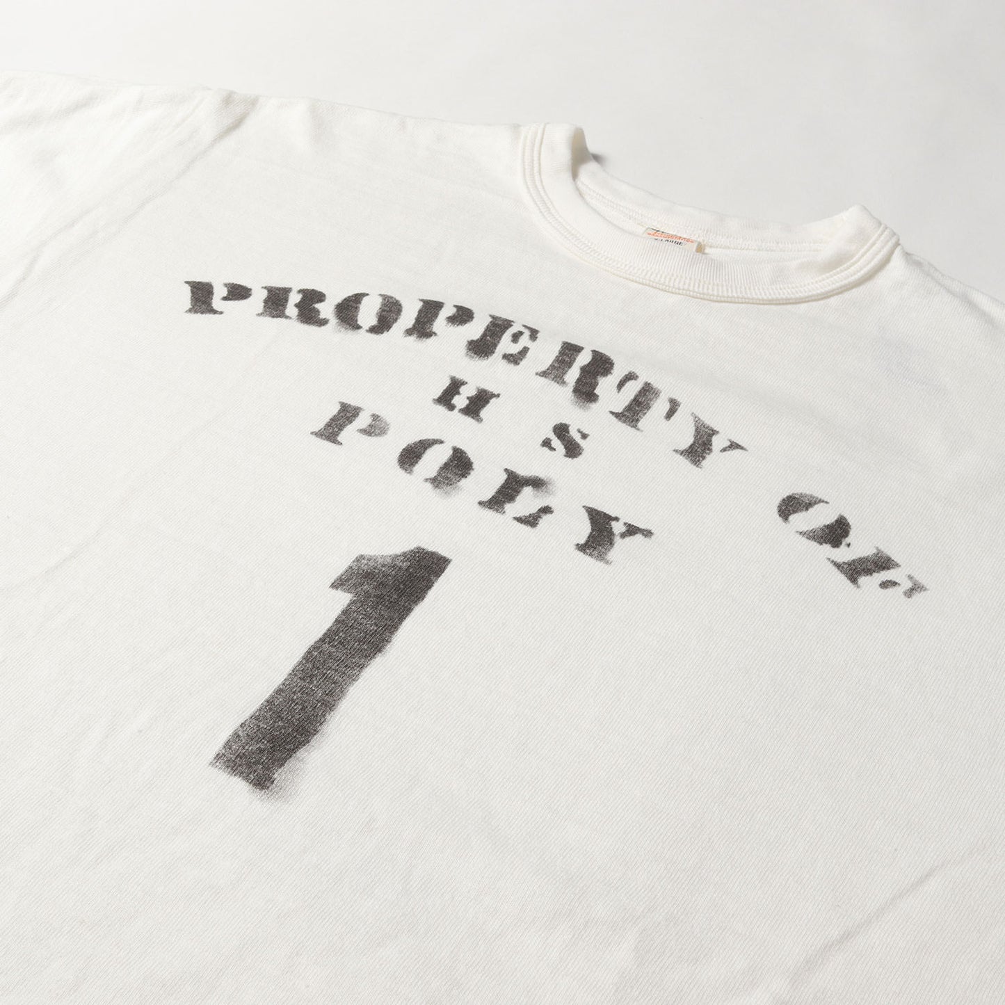 23SS ステンシルプリント クルーネック Tシャツ