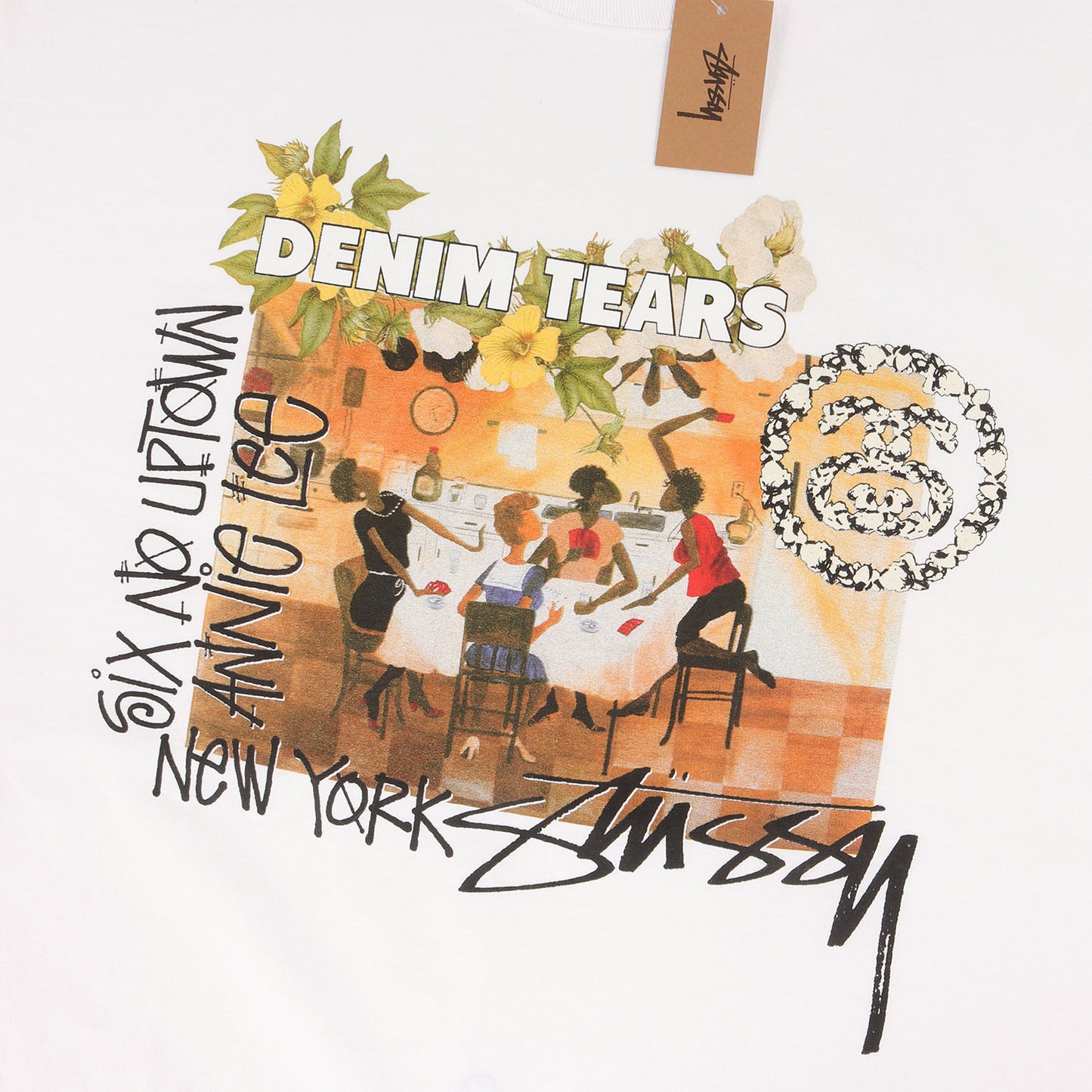 25SS ×Denim Tears ×ANNIE LEE アートプリント Tシャツ(DT ANNIE LEE TEE)