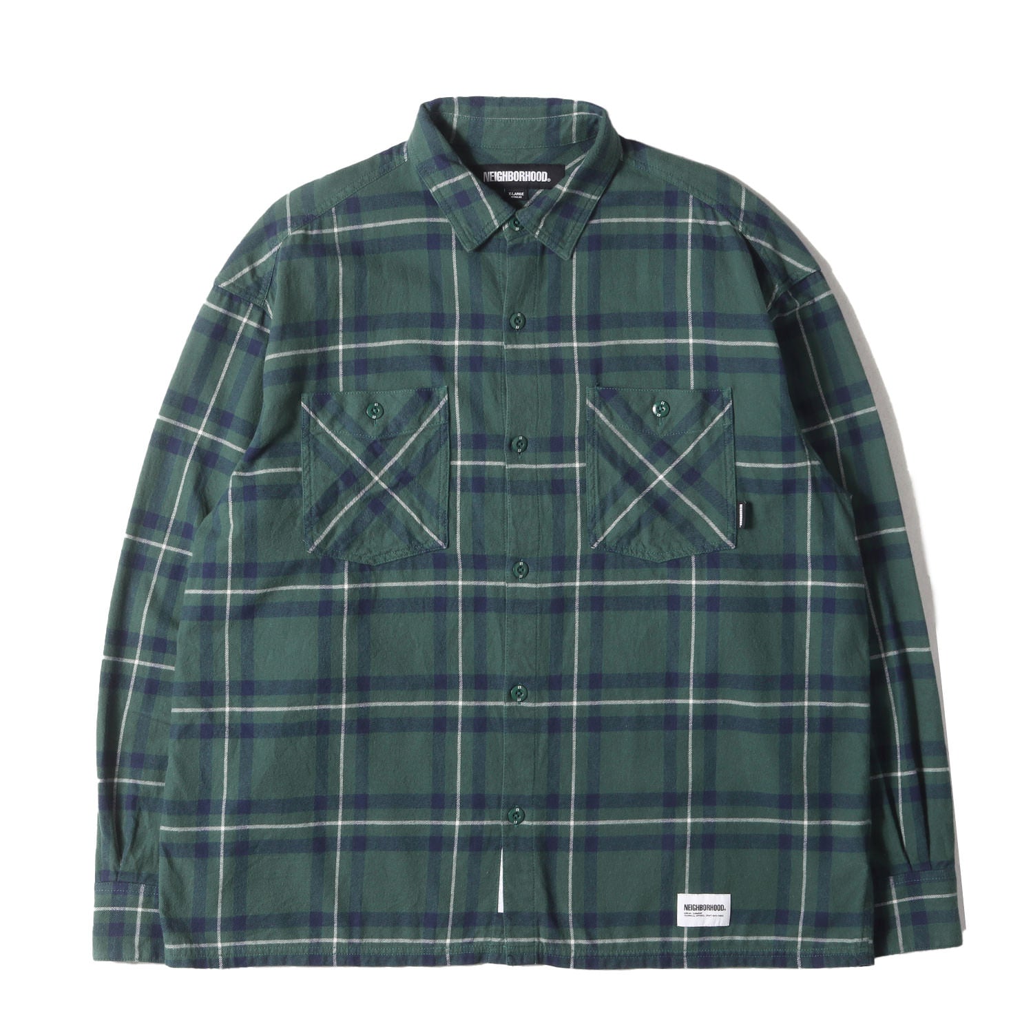 NEIGHBORHOOD TARTAN CHECK SHIRT LS
