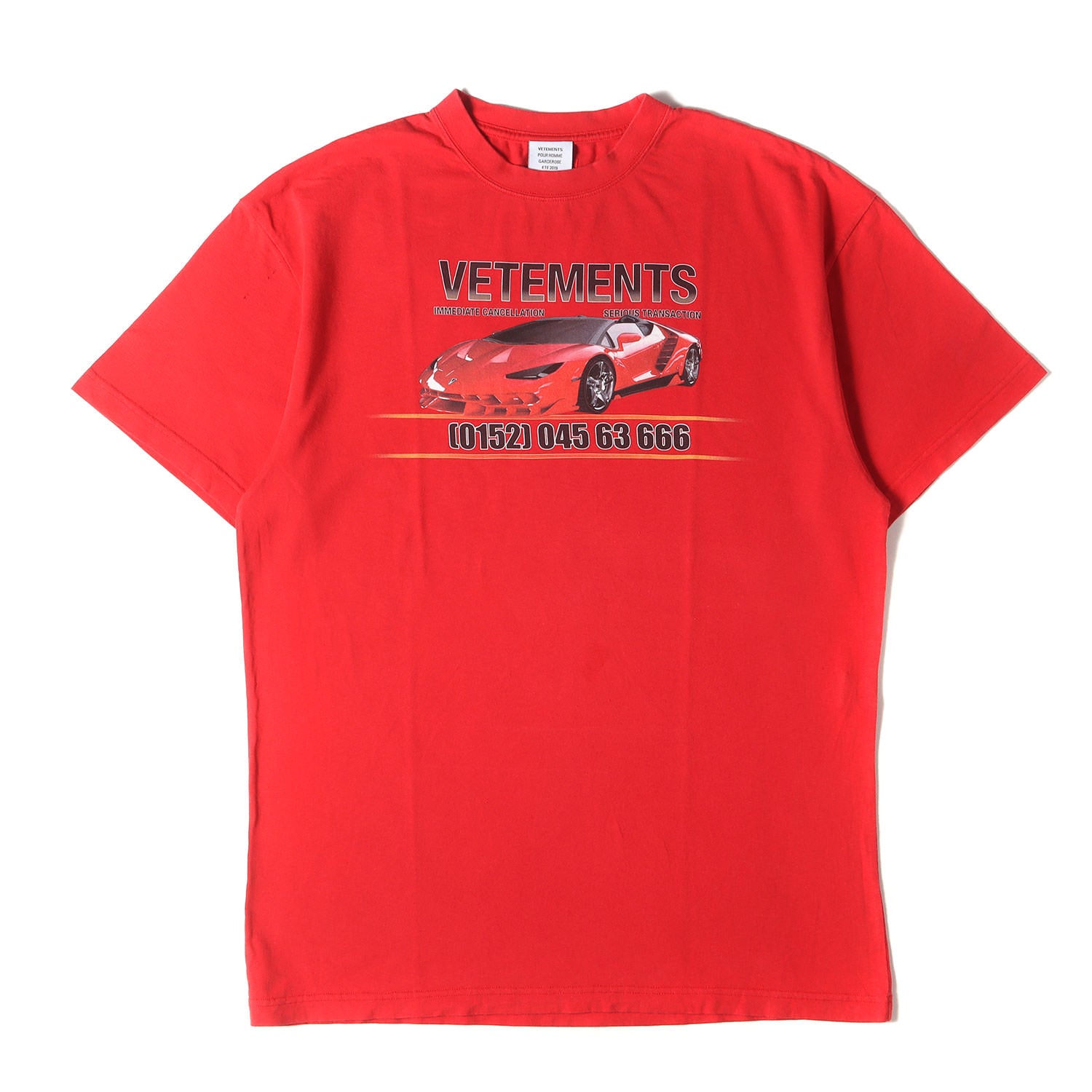 VETEMENTS (ヴェトモン) スーパーカー グラフィック オーバーサイズ 