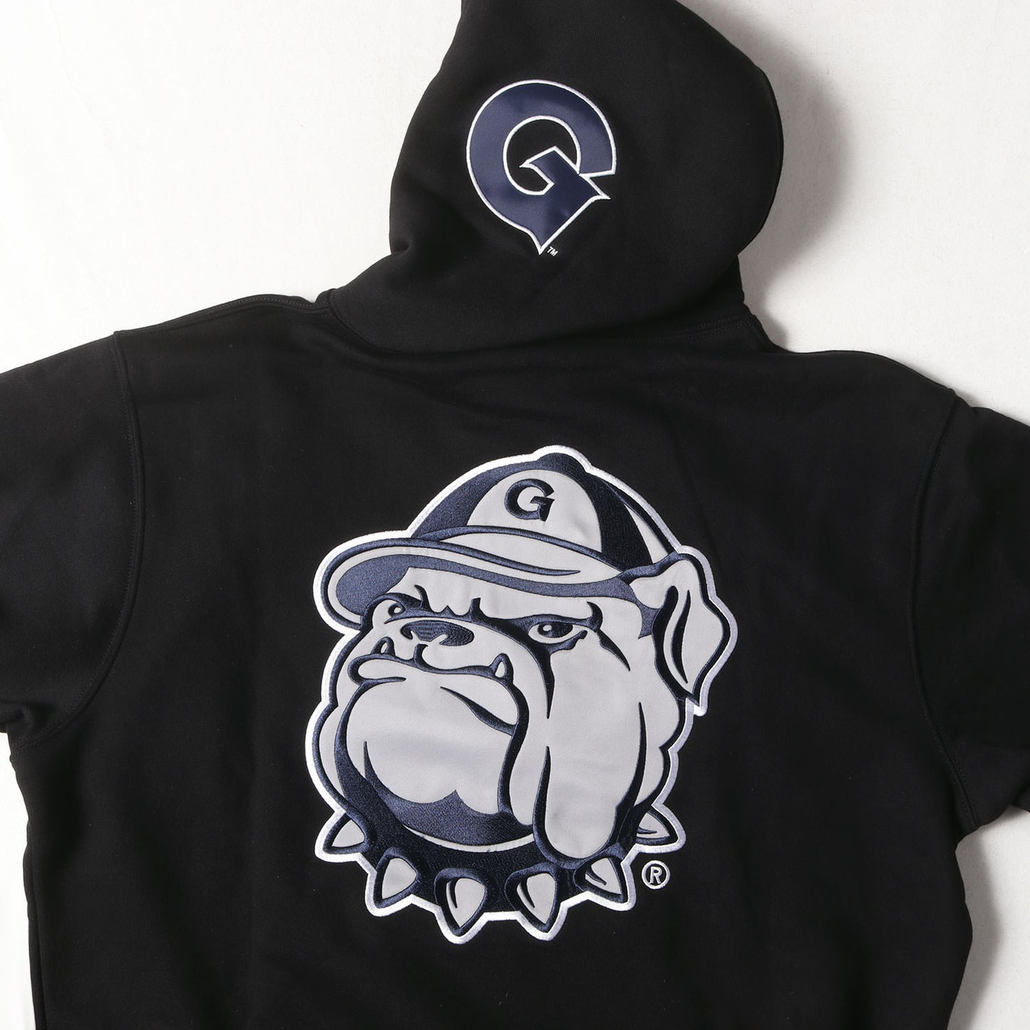 24AW ×Mitchell & Ness ×NCAA アップリケロゴ スウェット パーカー(Hooded Sweatshirt)