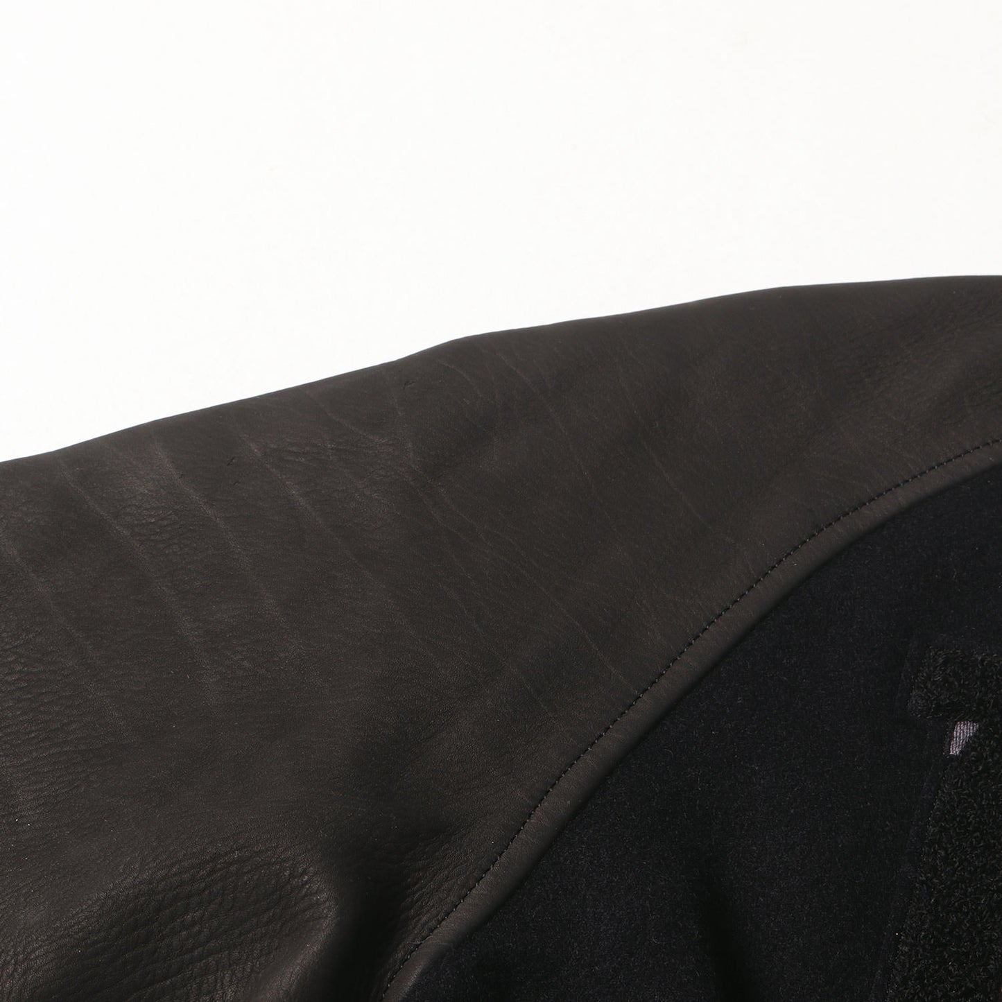 20AW ×fragment design 袖レザー メルトンウール スタジャン(STADIUM JUMPER)