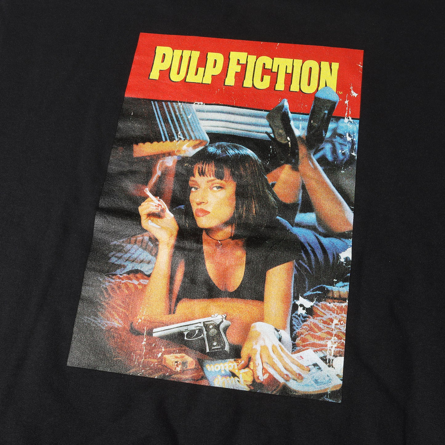 24AW ×PULP FICTION フォトプリント スウェット(CREW NECK SWEAT SHIRT)