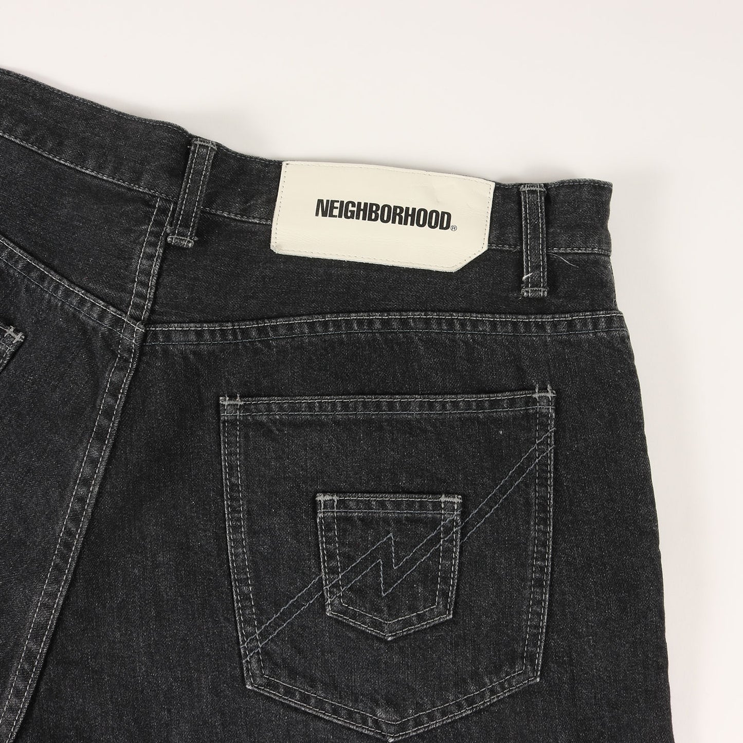 24AW ×PHINGERIN ウォッシュド ワイド テーパード デニムパンツ(6PK DENIM PANTS)