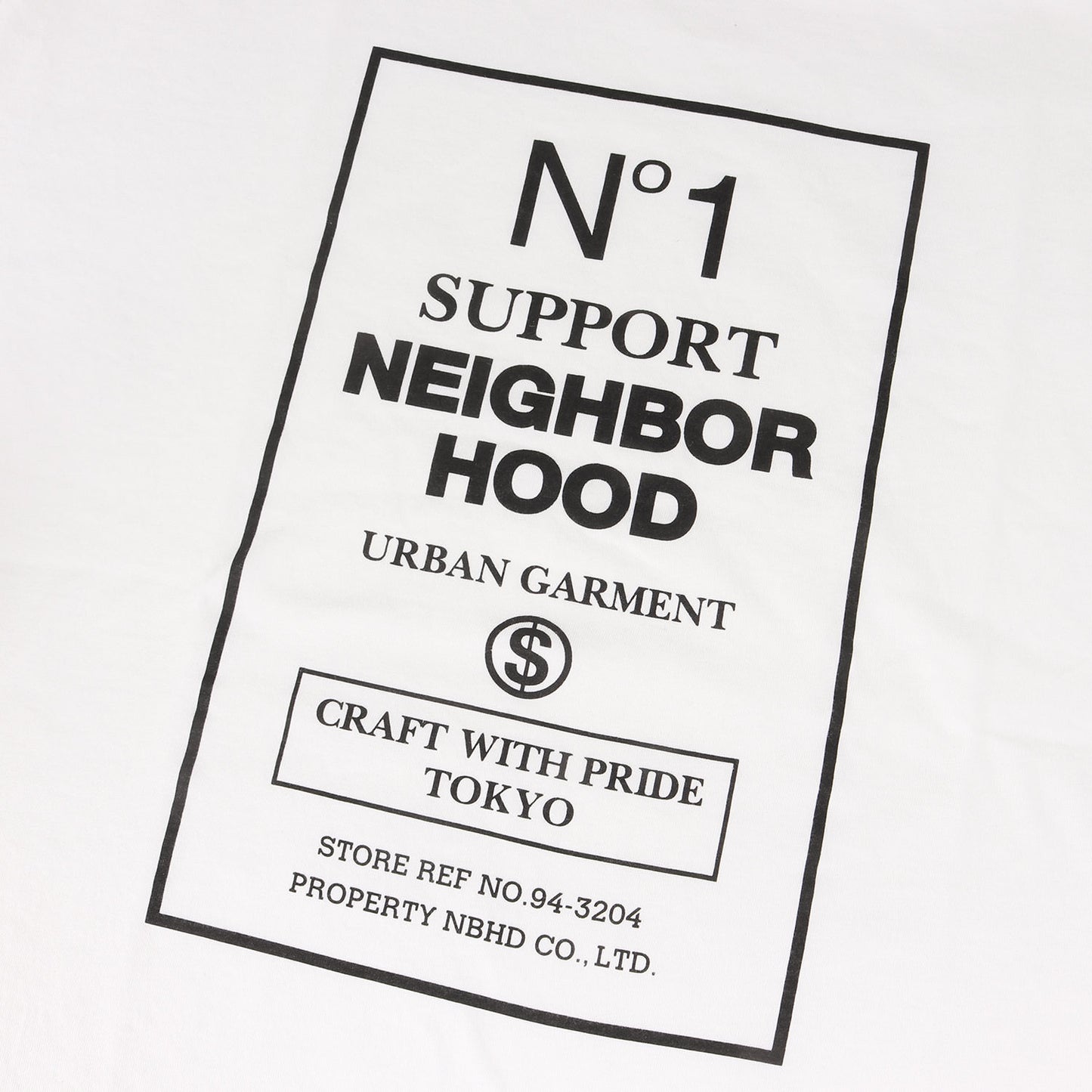 25SS No.1ロゴ クルーネック Tシャツ(NH . TEE SS-15)