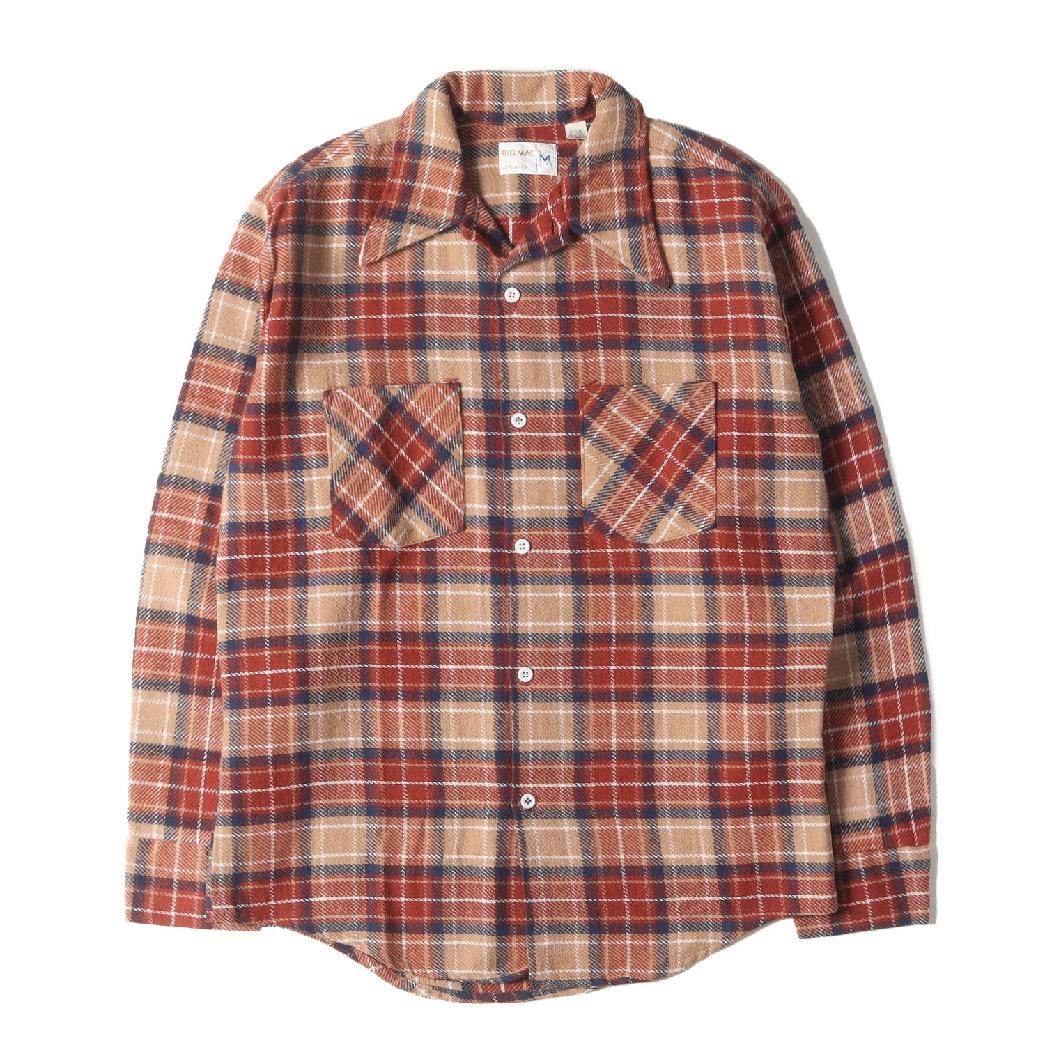 ビッグマック BIGMAC ネルシャツ 古着 Lサイズ レアカラー】st johns