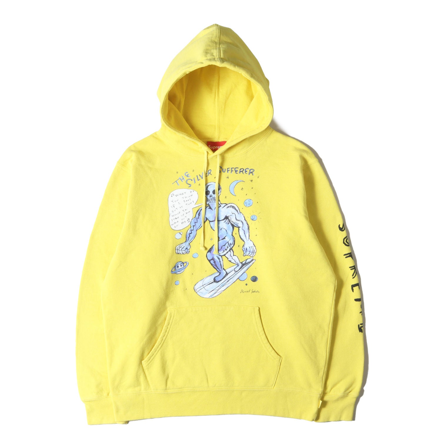 20SS ×Daniel Johnston シルバーサーファー スウェットパーカー(Hooded 