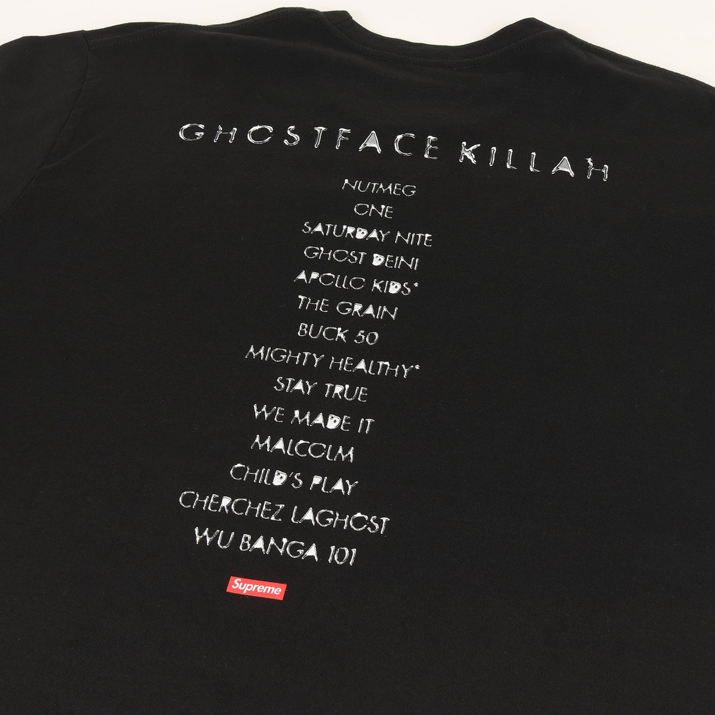 20AW ×Ghost Face Killah アルバムアート Tシャツ(Supreme Clientele Tee)